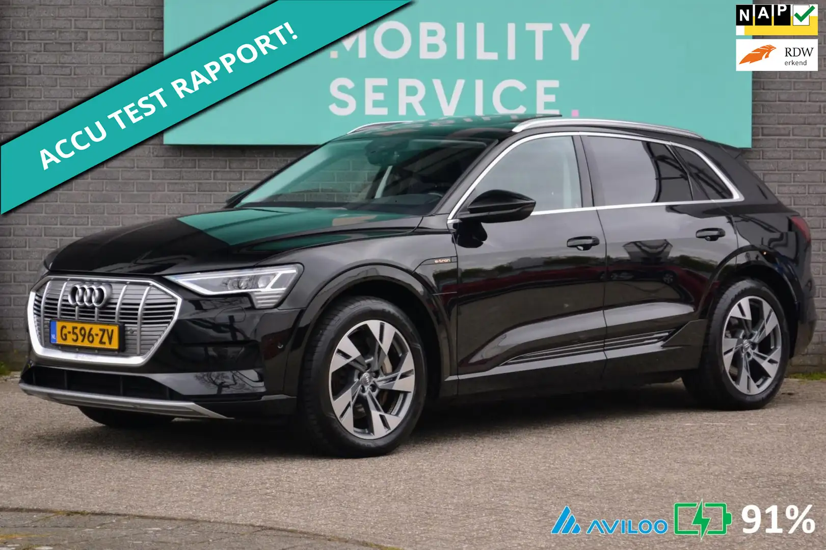 Audi e-tron E-tron 50 quattro Launch edition plus 71 kWh Noir - 1