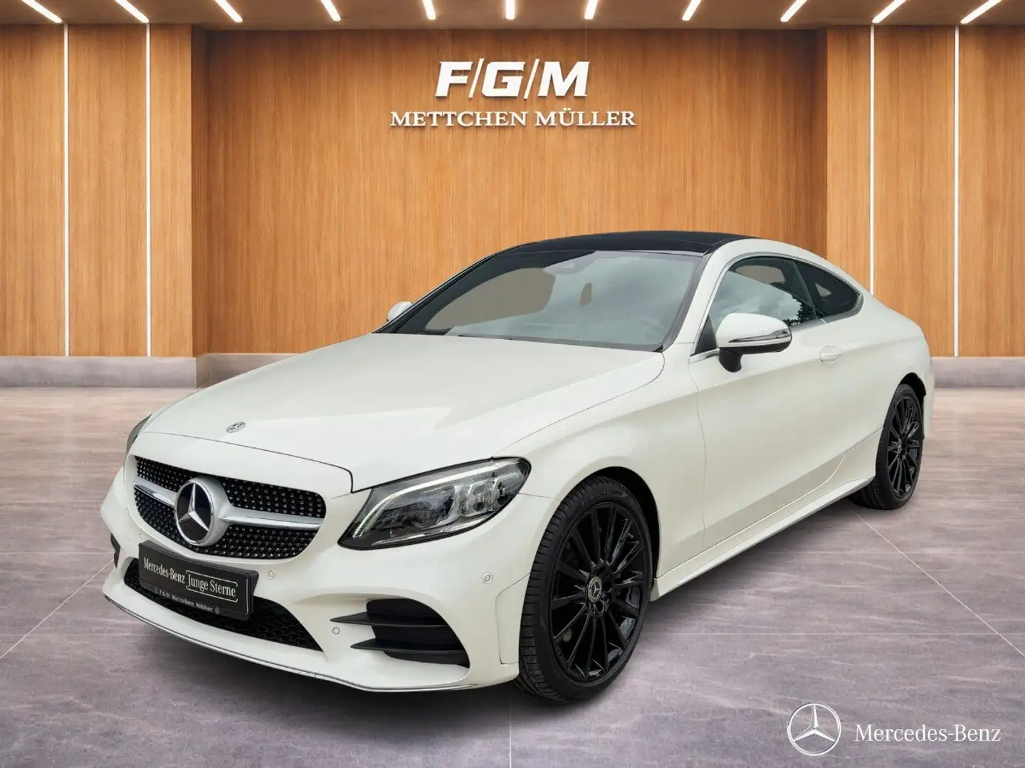 Mercedes-Benz C 400 C 400 AMG/Com/Pano/Multibeam/R-Kam/Totwink/Leder Weiß - 1