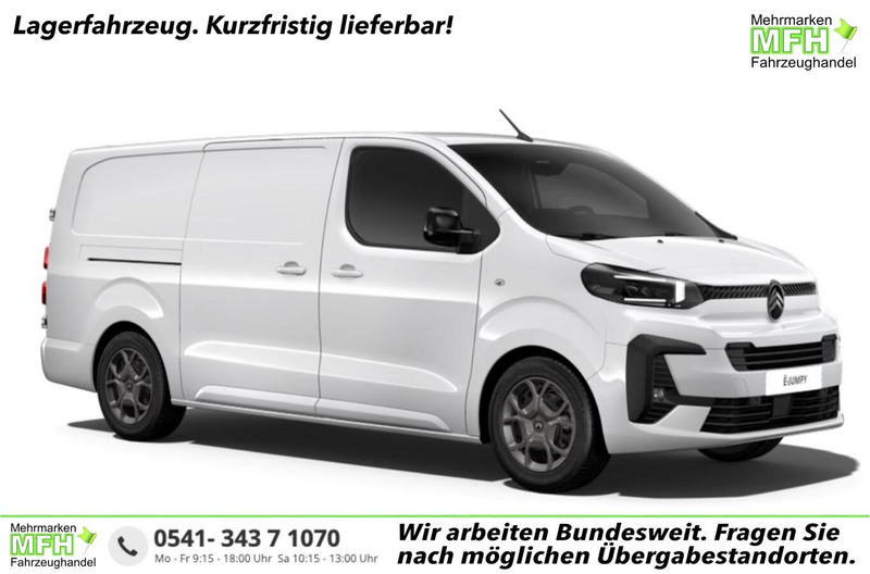 Citroen Jumpy 75kWh L3 Winter 11kWOBC SurroundView ComfP 100 ...