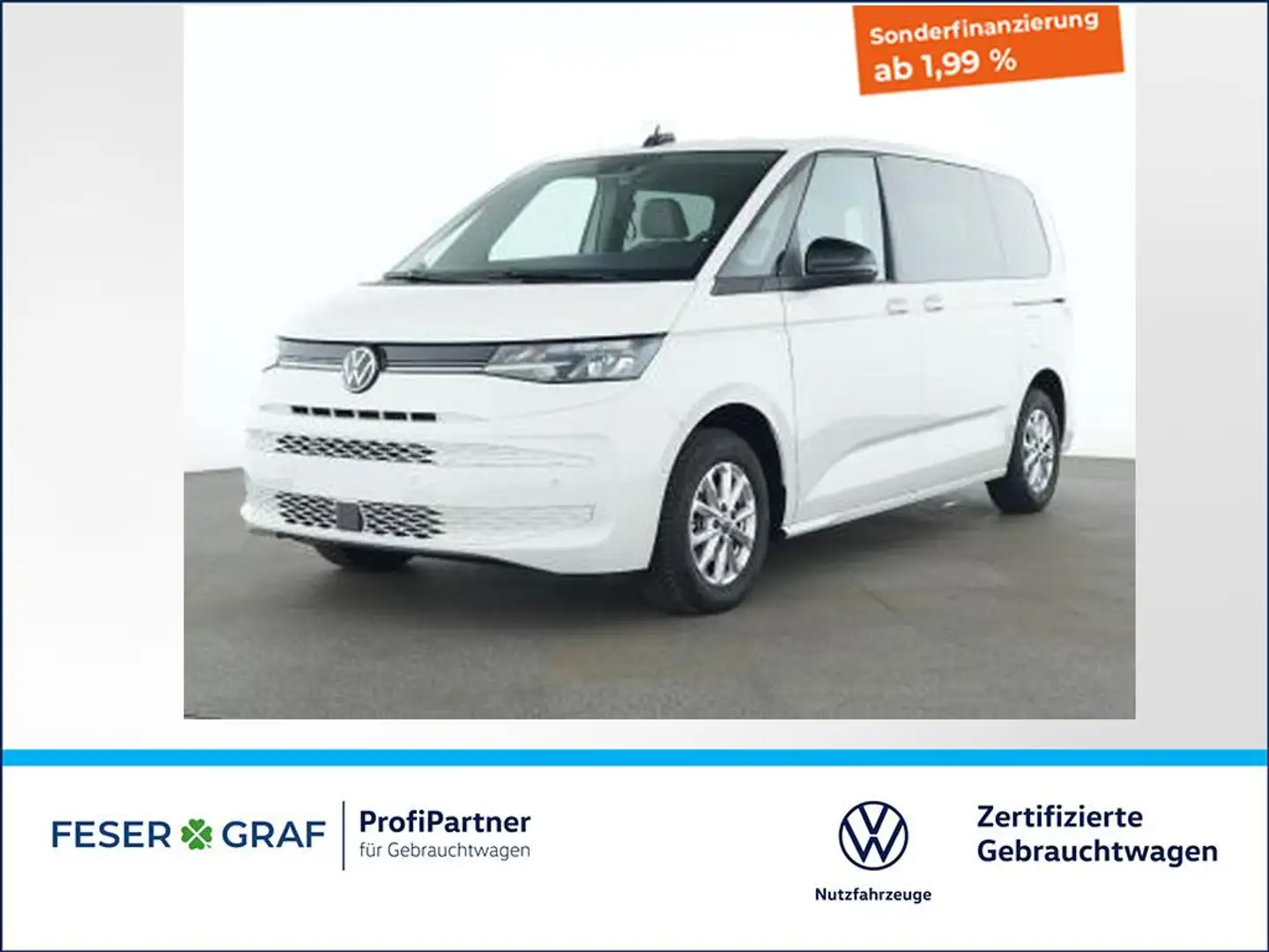 Volkswagen T7 Multivan 2.0TDI Life DSG 6Sitze Gutenacht-Paket ACC LED Weiß - 1