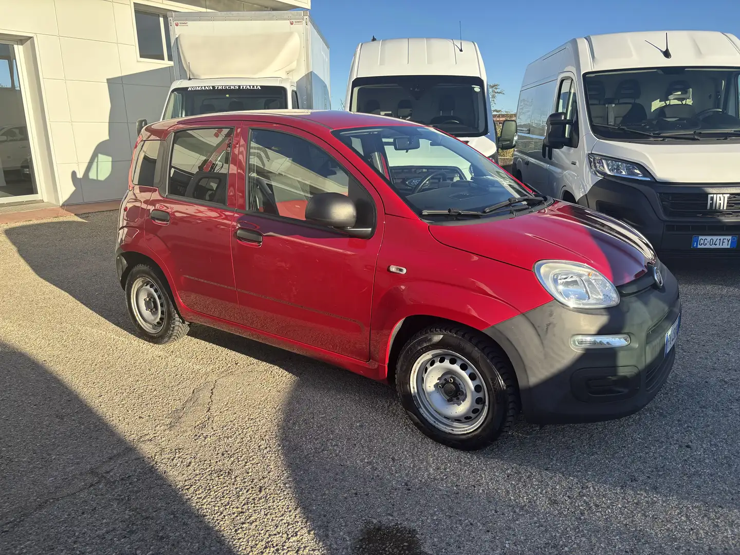 Fiat Panda 1.3 mjt 16v Easy s&s 75cv VAN 2 posti Rosso - 1