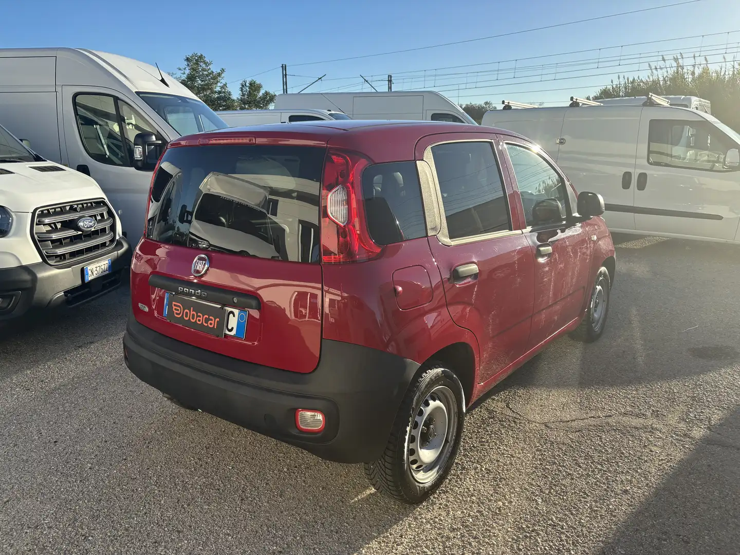 Fiat Panda 1.3 mjt 16v Easy s&s 75cv VAN 2 posti Rosso - 2