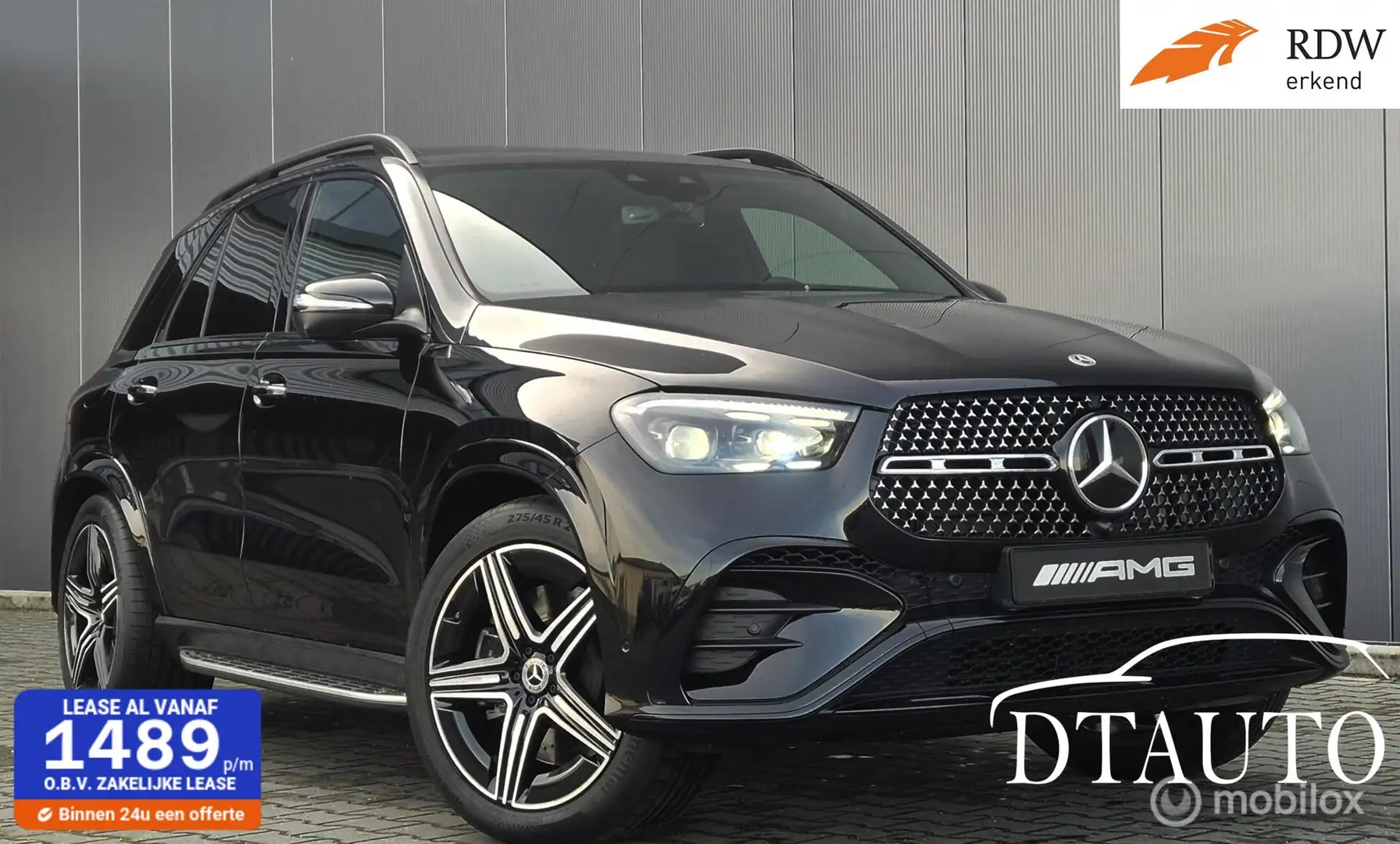 Mercedes-Benz GLE 450 d 4MATIC V6 Premium Plus 2xAMG Distr Panorama Nigh Zwart - 1