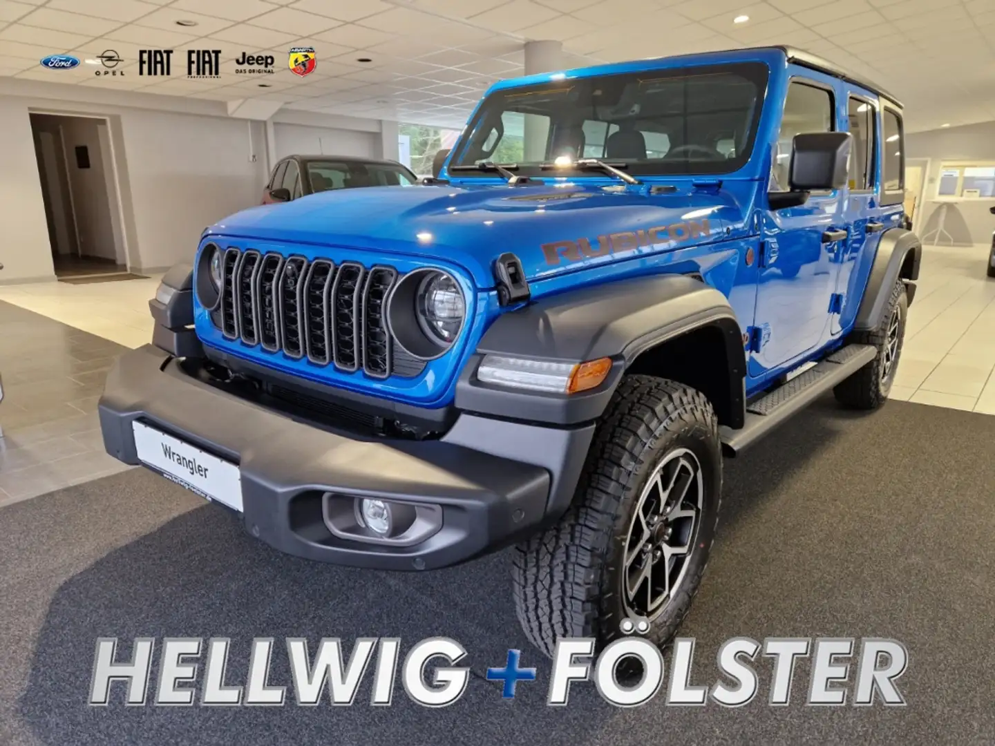 Jeep Wrangler Unlimited MY24 Rubicon LED NEVI KAMERA ACC Bleu - 1