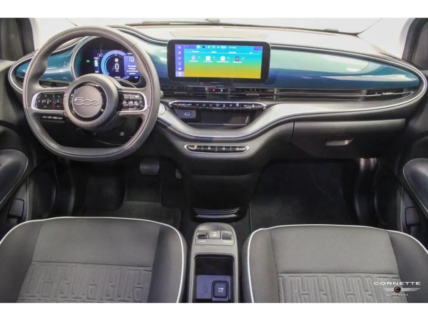 Fiat 500e Icon 42 kWh Long Range APPLE CARPLAY & MEER! Niebieski - 2