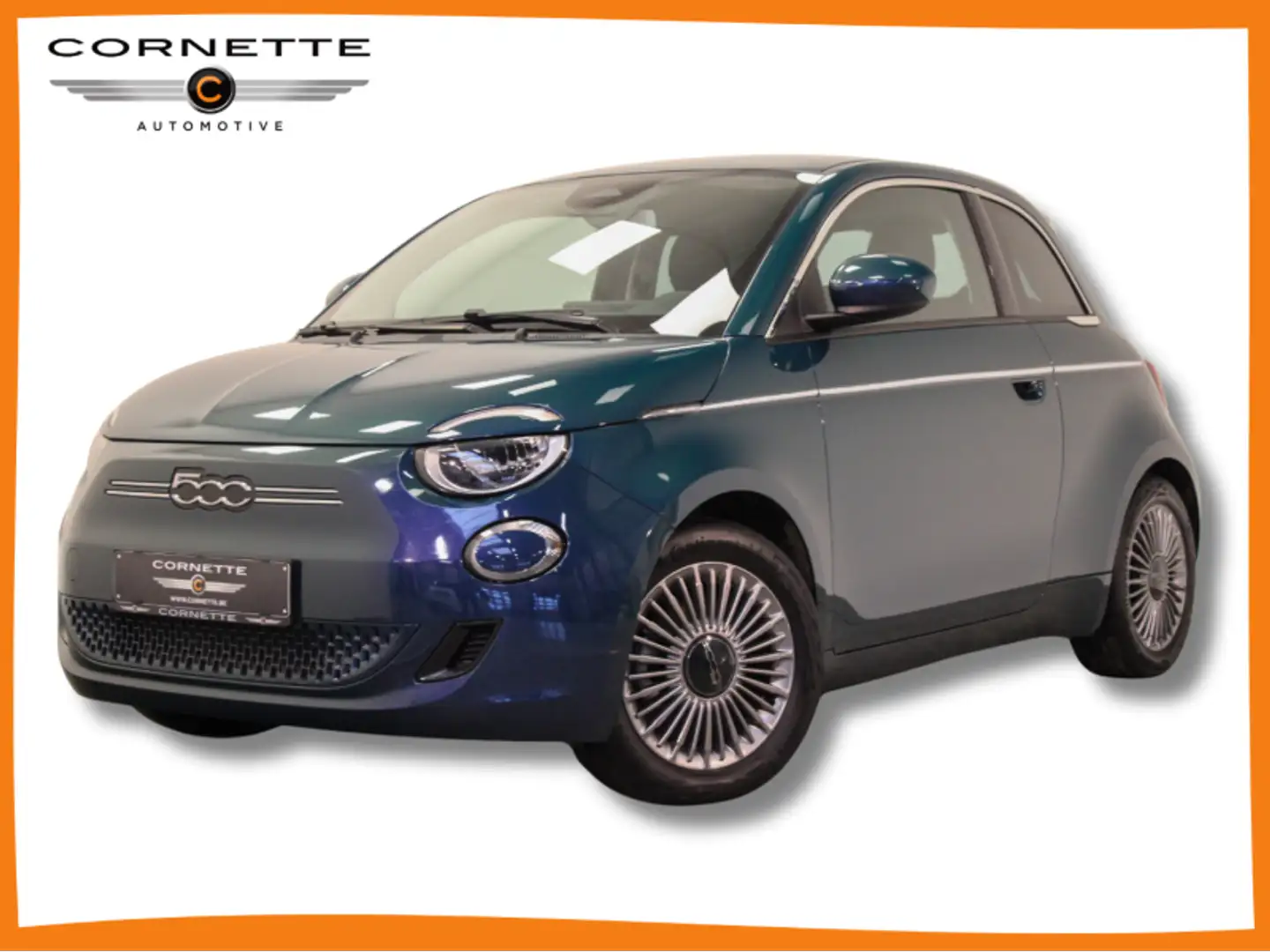 Fiat 500e Icon 42 kWh Long Range APPLE CARPLAY & MEER! Niebieski - 1