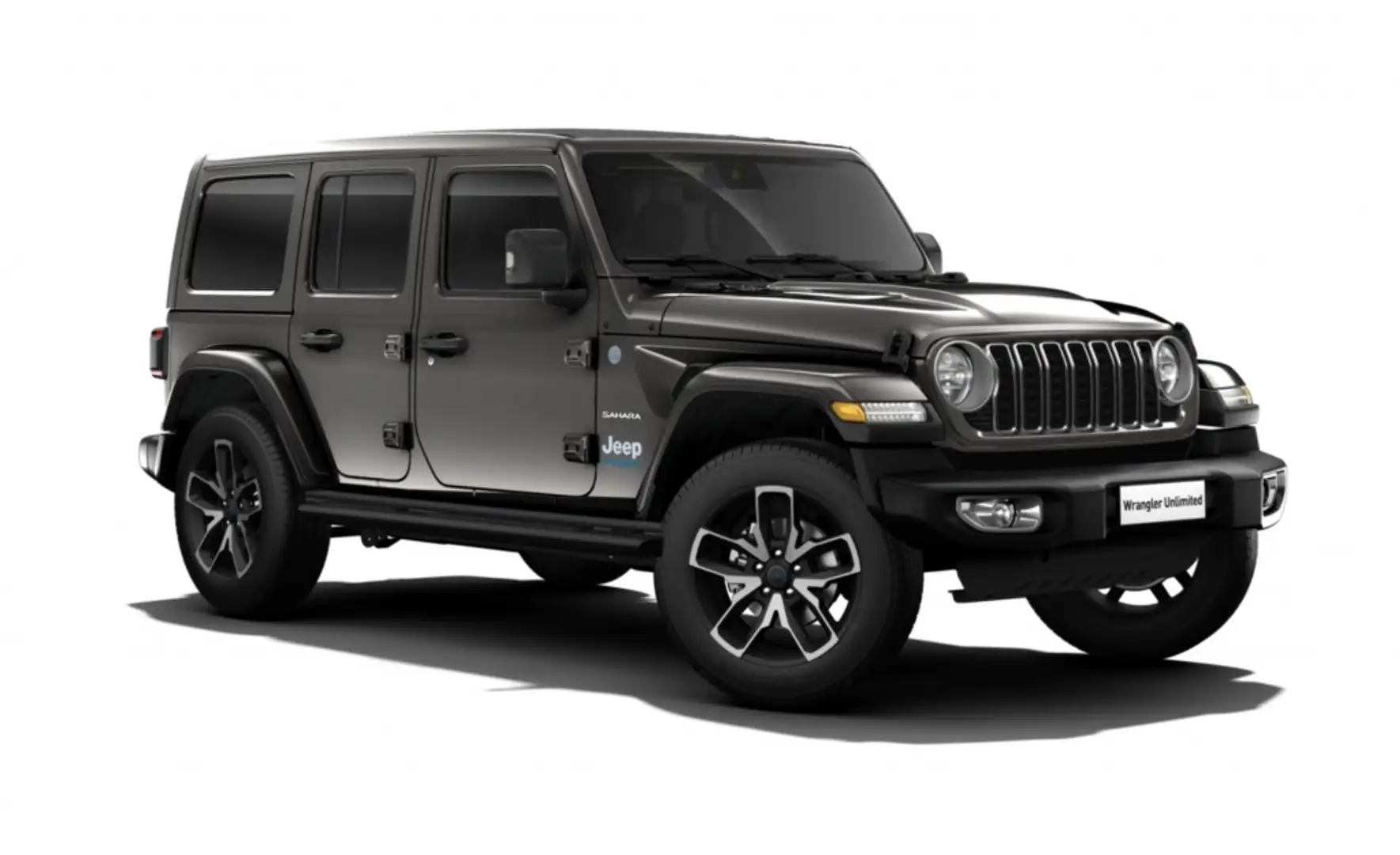 Jeep Wrangler Unlimited 4xe 380 Sahara I Sky One I 4 JAAR GARANT Gris - 1