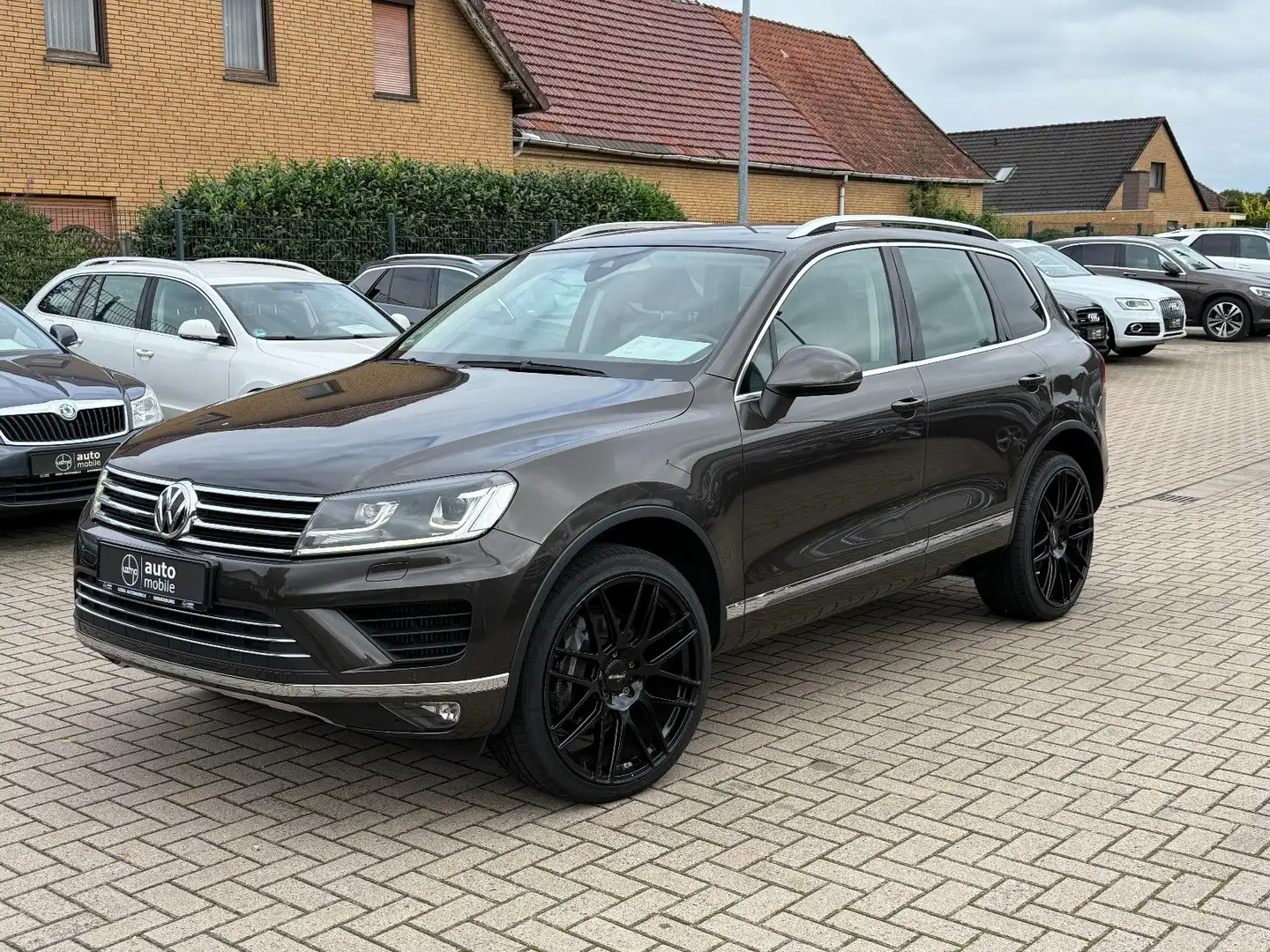 Volkswagen Touareg 3.0 V6 TDI+1. Hand+Kamera+TÜV,Servie neu Brun - 1