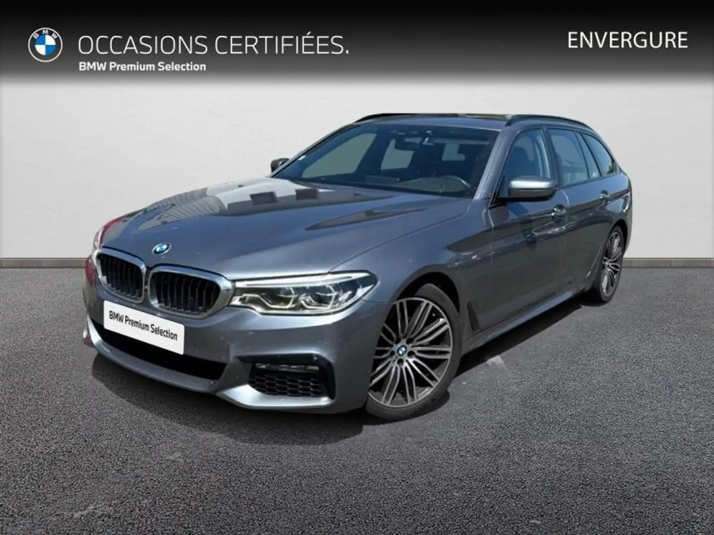 BMW 520 520dA 190ch M Sport Steptronic Bleu - 1