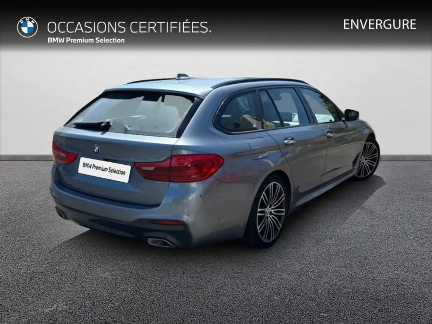 BMW 520 520dA 190ch M Sport Steptronic Bleu - 2