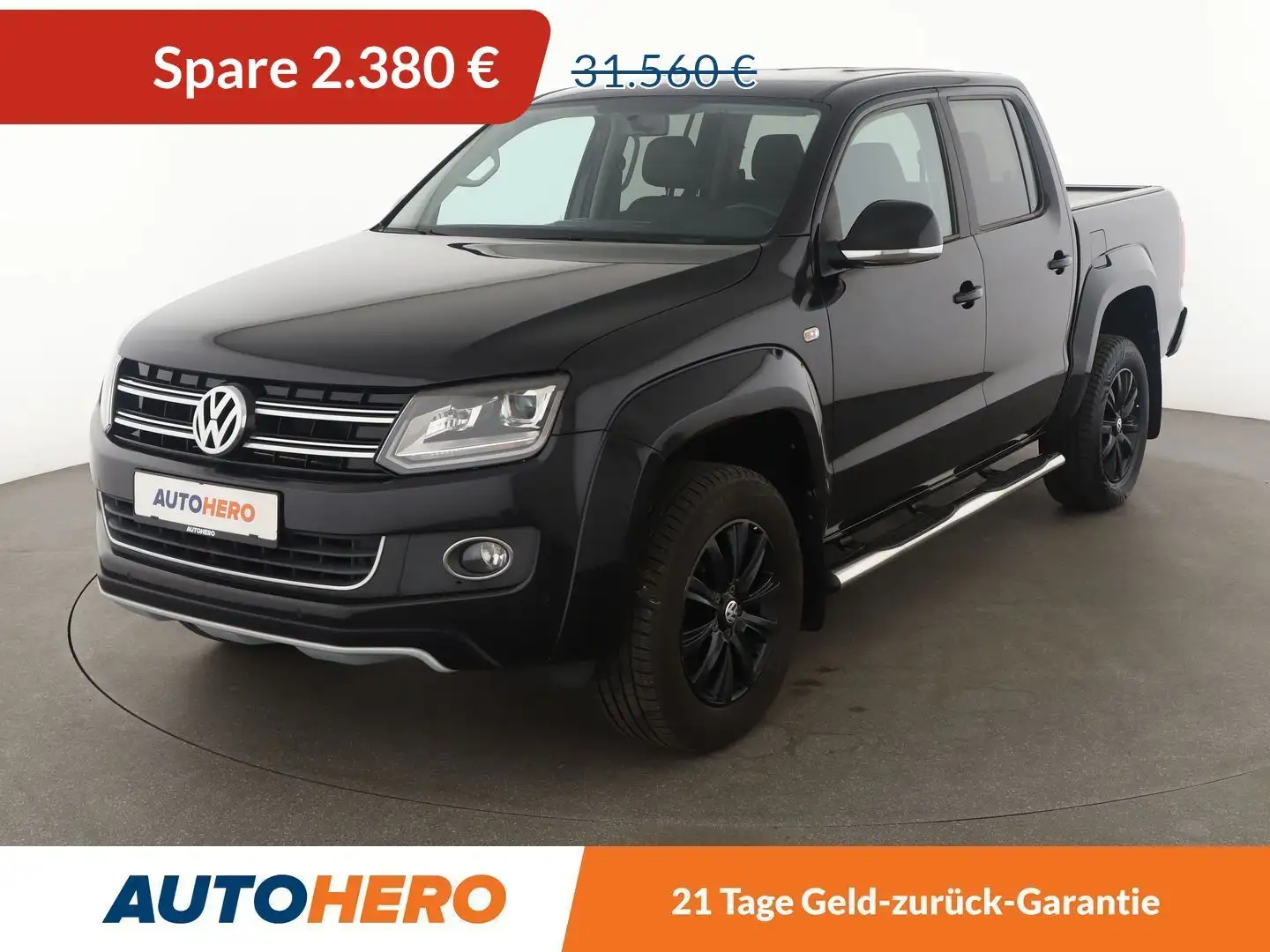 Volkswagen Amarok 2.0 TDI Highline DoubleCab 4Motion Aut.*NAVI*TEMPO Schwarz - 1