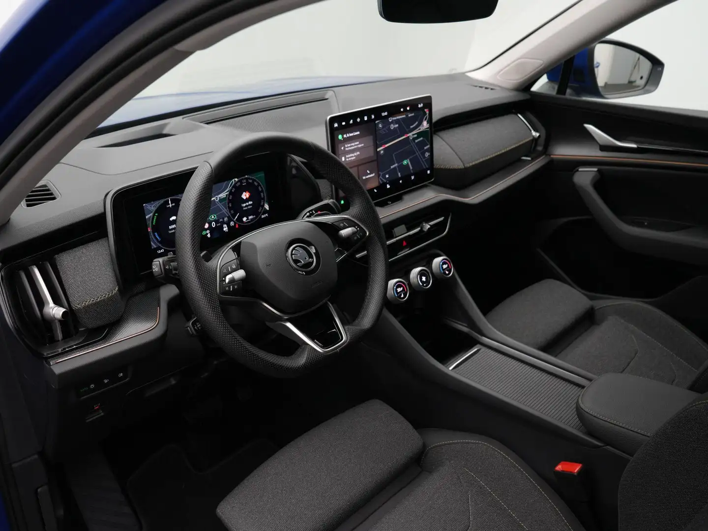 Skoda Kodiaq 1.5 TSI 204 pk DSG PHEV Business Edition | Trekhaa Blauw - 2