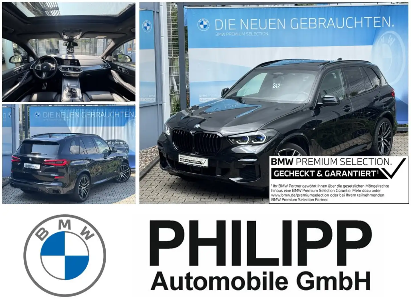 BMW X5 xDrive40d M Sport B&W AHK StHzg LASER PanoSky Schwarz - 1