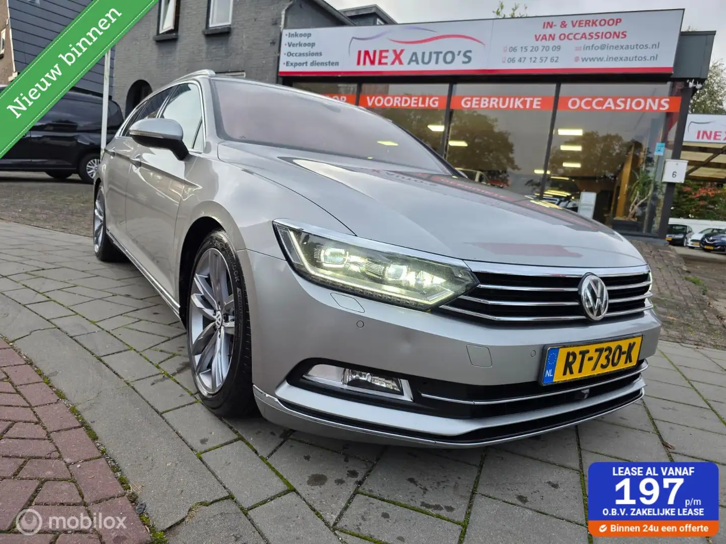 Volkswagen Passat Variant 2.0 TDI Bi-Xenon R -line DSG Bj 15 Gris - 1