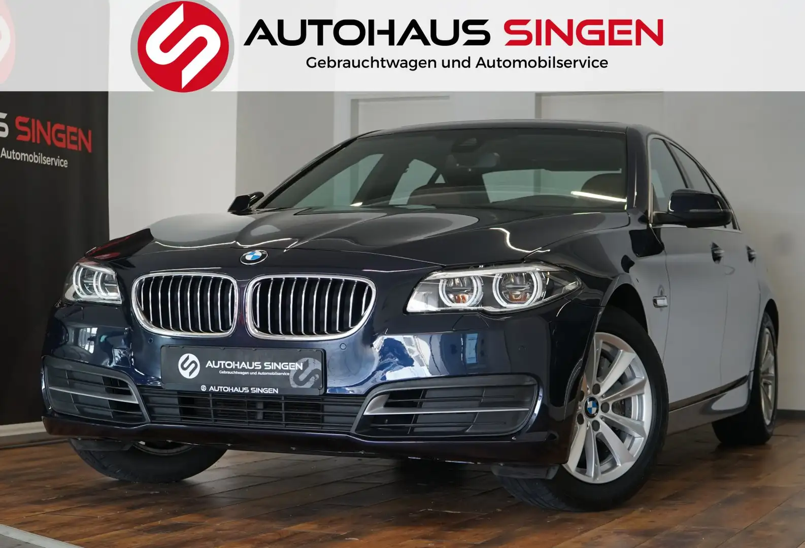 BMW 528 i xDrive AUTOMATIK|BUSINESS|LED|NAVI|LEDER Blau - 1