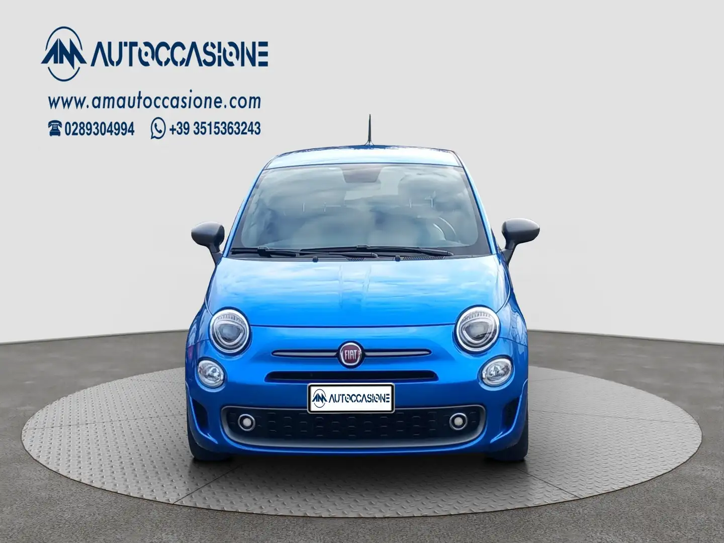 Fiat 500 1.2 S s&s Sensori parcheggio Blu/Azzurro - 2