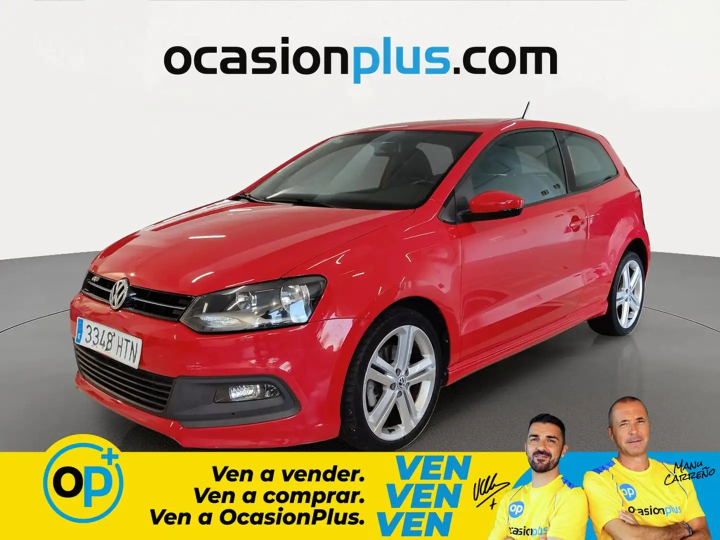 Volkswagen Polo 1.6TDI Sport by R-Line 105 Rojo - 1