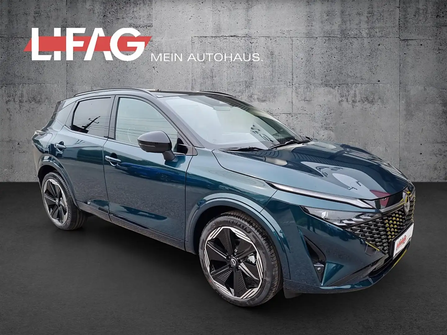 Nissan Qashqai 1,3 MHEV N-Design+ X-Tronic *ab € 37.990,-* Grün - 1