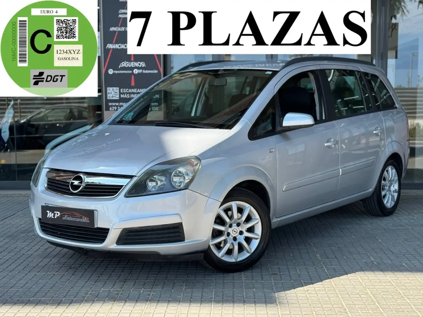 Opel Zafira 1.6 16v Enjoy Plateado - 1