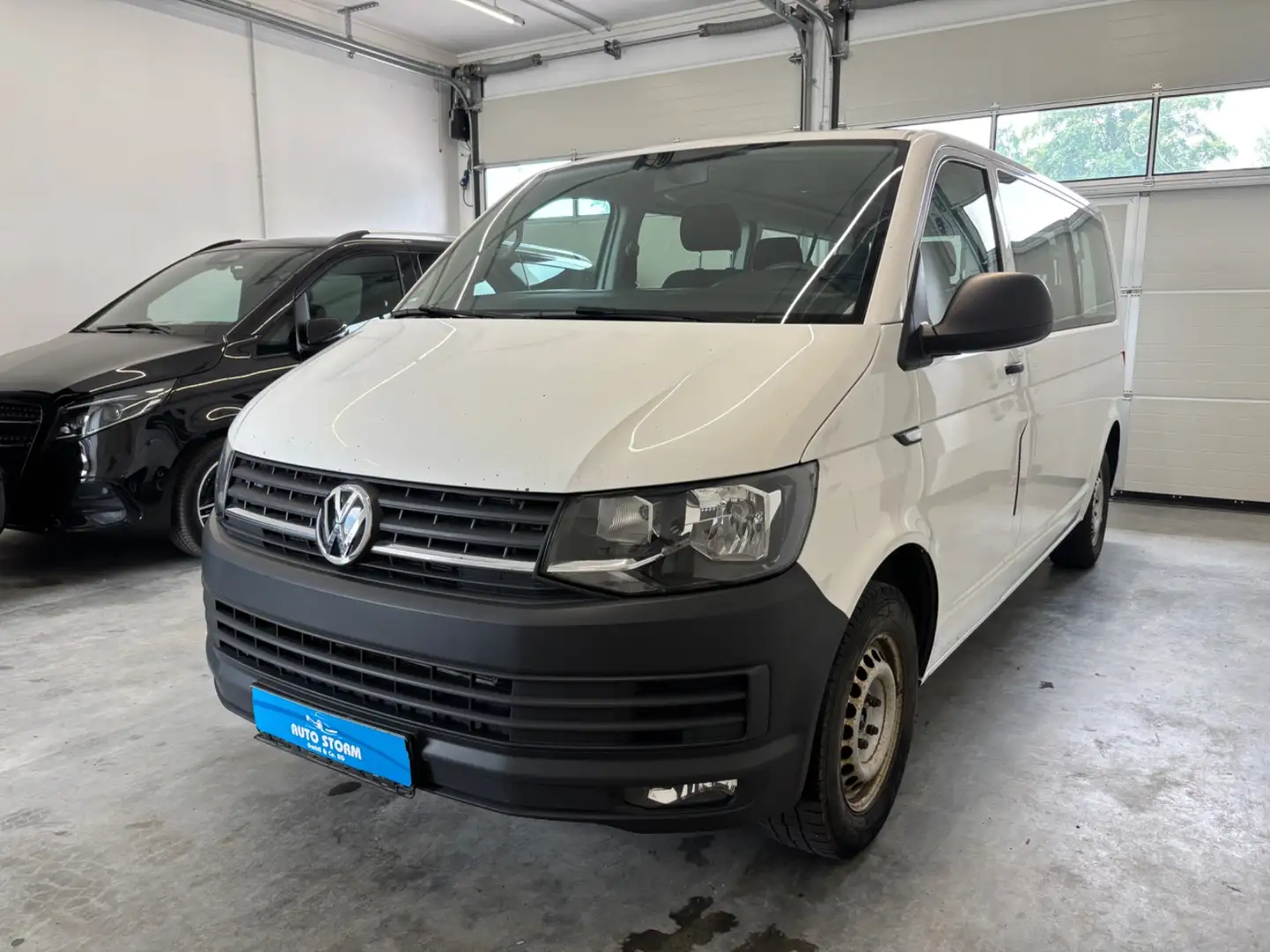 Volkswagen T6 Transporter 2.0 TDI Kombi lang*8-Sitz*KLIMA*1-HA* Matrix Weiß - 1