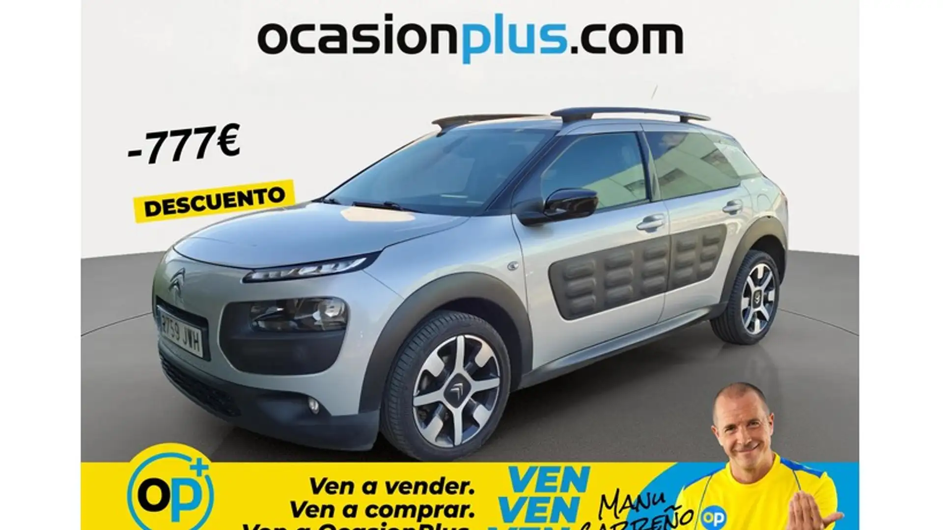 Citroen C4 Cactus 1.2 PureTech Feel 82 Gris - 1