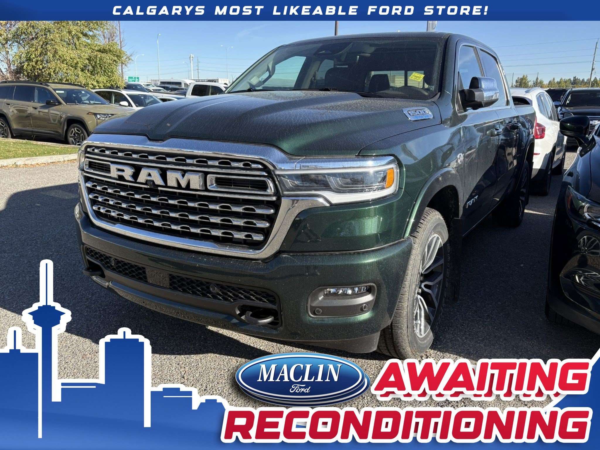 2026 RAM 1500 LIMITED LONGHORN | PREMIUM BISON LEATHER | SUNROOF