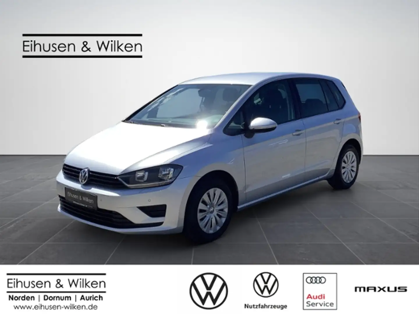 Volkswagen Golf Sportsvan 1.2+TSI+BMT+TRENDLINE+KLIMA+AHK+SHZ+ Gümüş rengi - 1