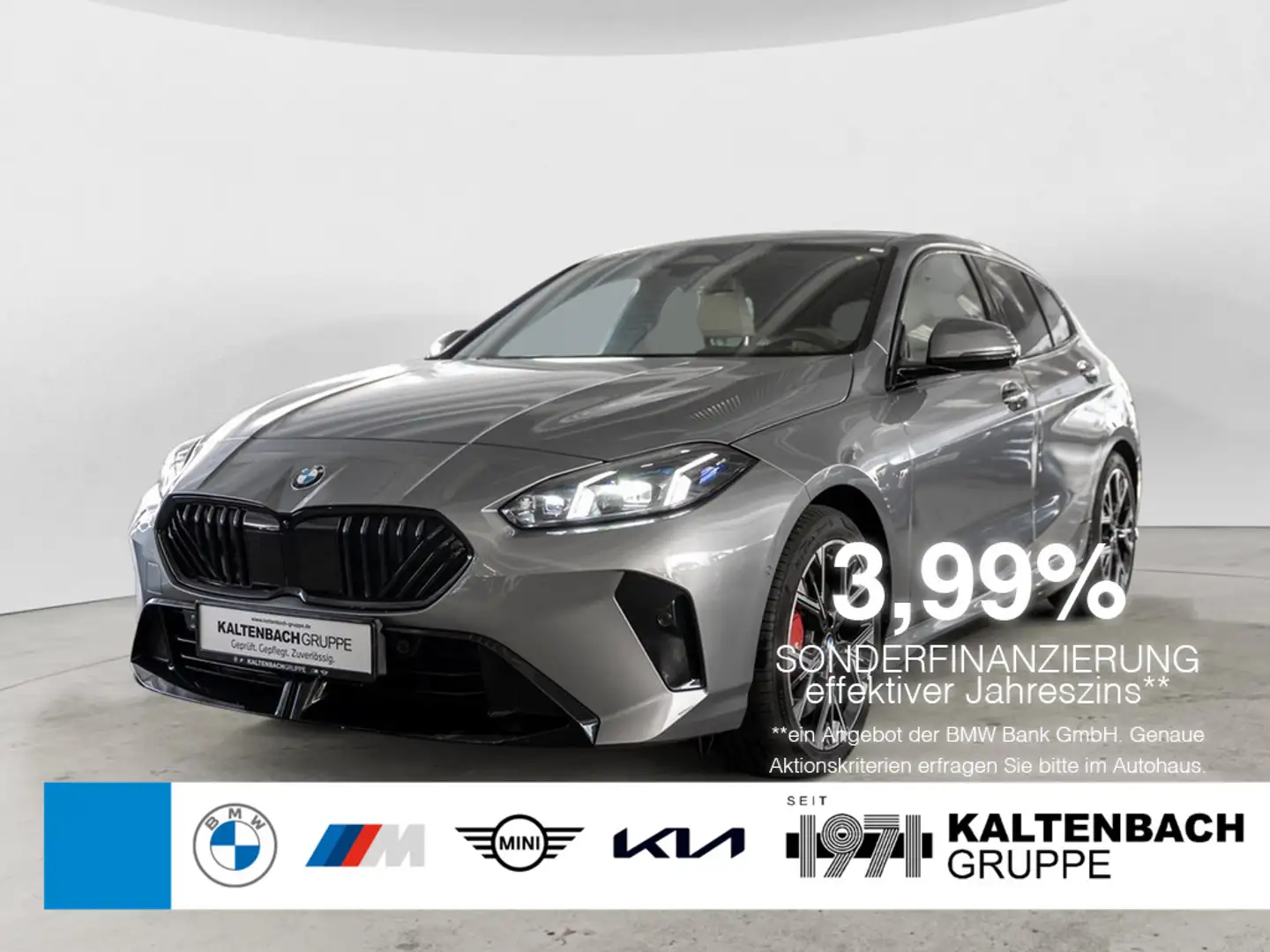 BMW 120 i M-Sport Pro PANO HUD 360° LED NAVI SHZ Grau - 1