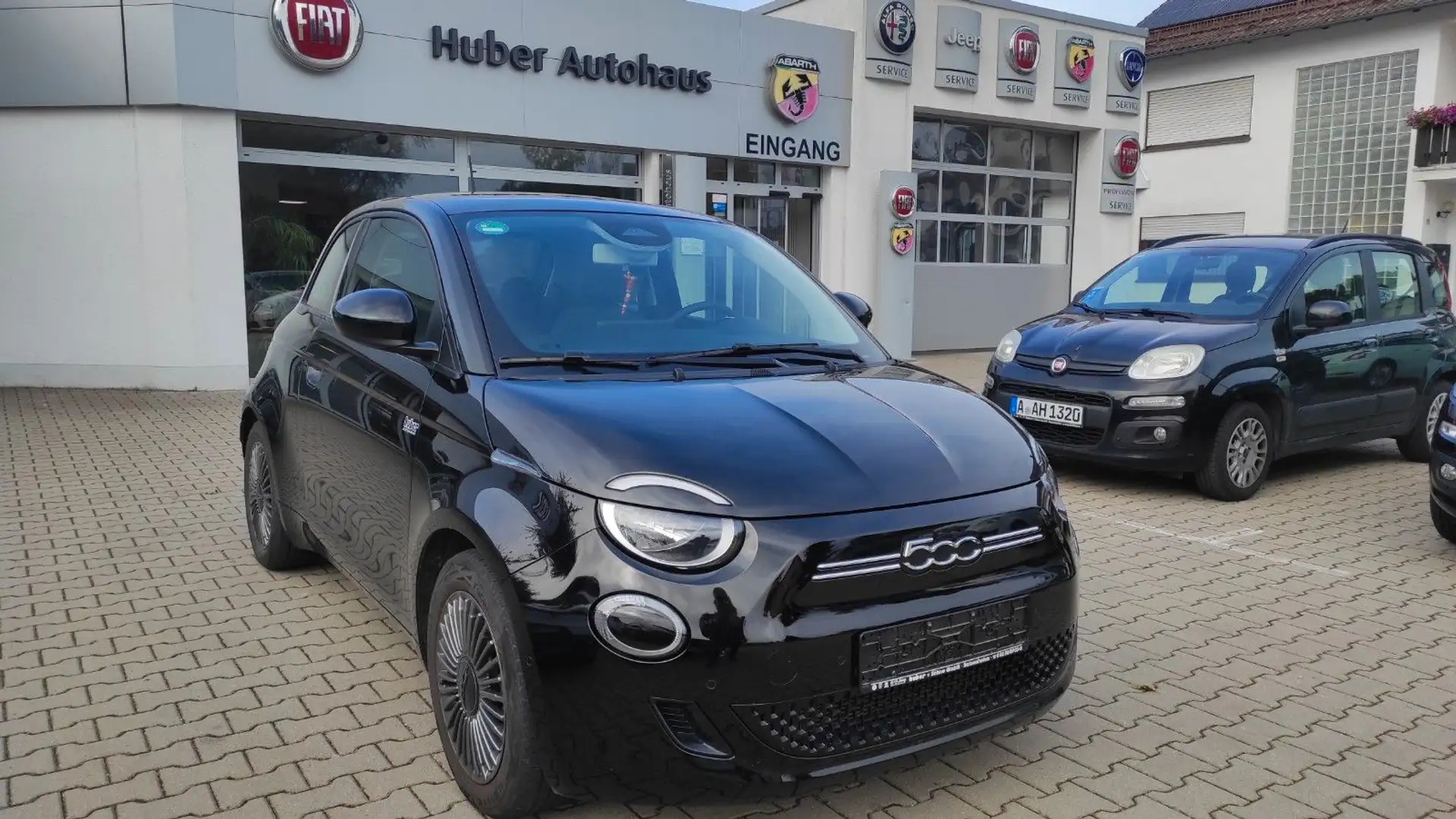 Fiat 500e Icon Panorama Glasdach, Kamera, WinterPaket Schwarz - 1