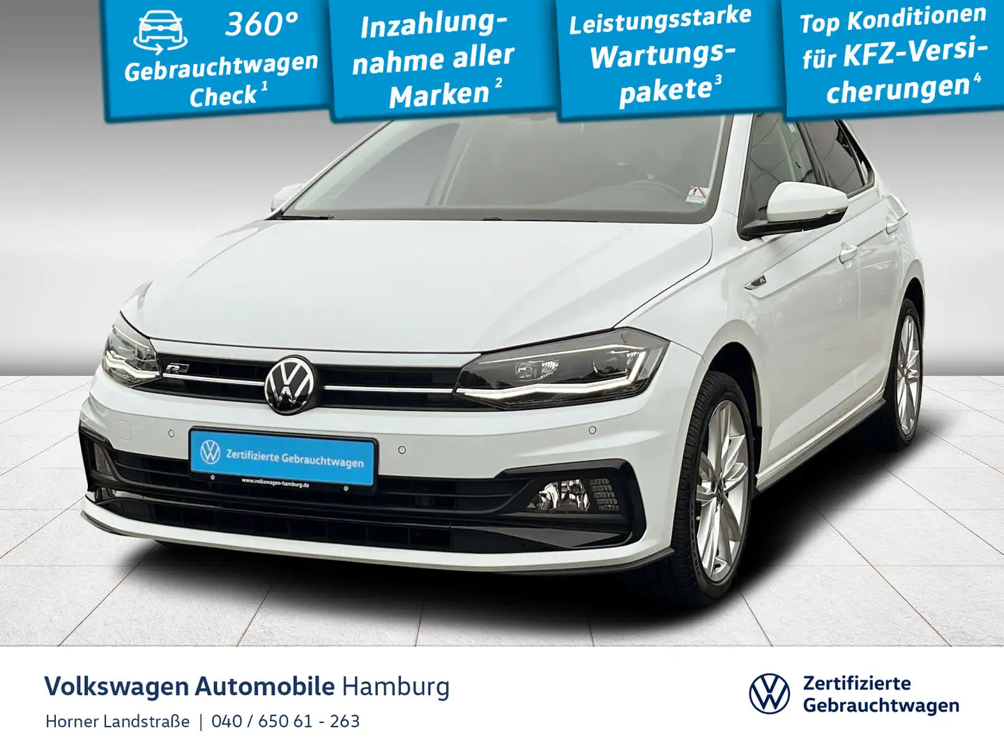 Volkswagen Polo Highline 1.0 TSI DSG Navi Sitzheizung PDC Weiß - 1