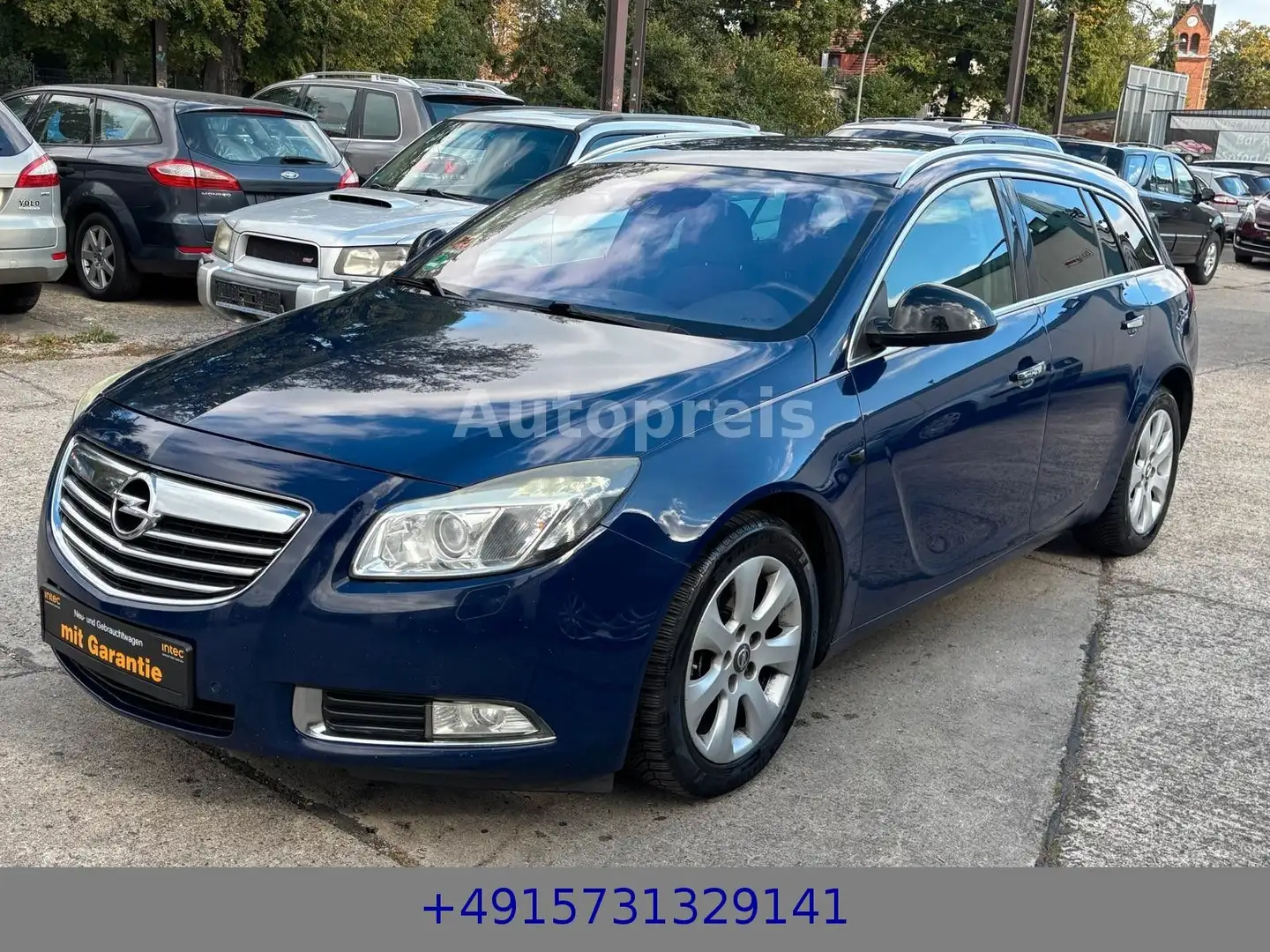 Opel Insignia A Sports Klima Leder Automatik PDC Navi Blau - 1