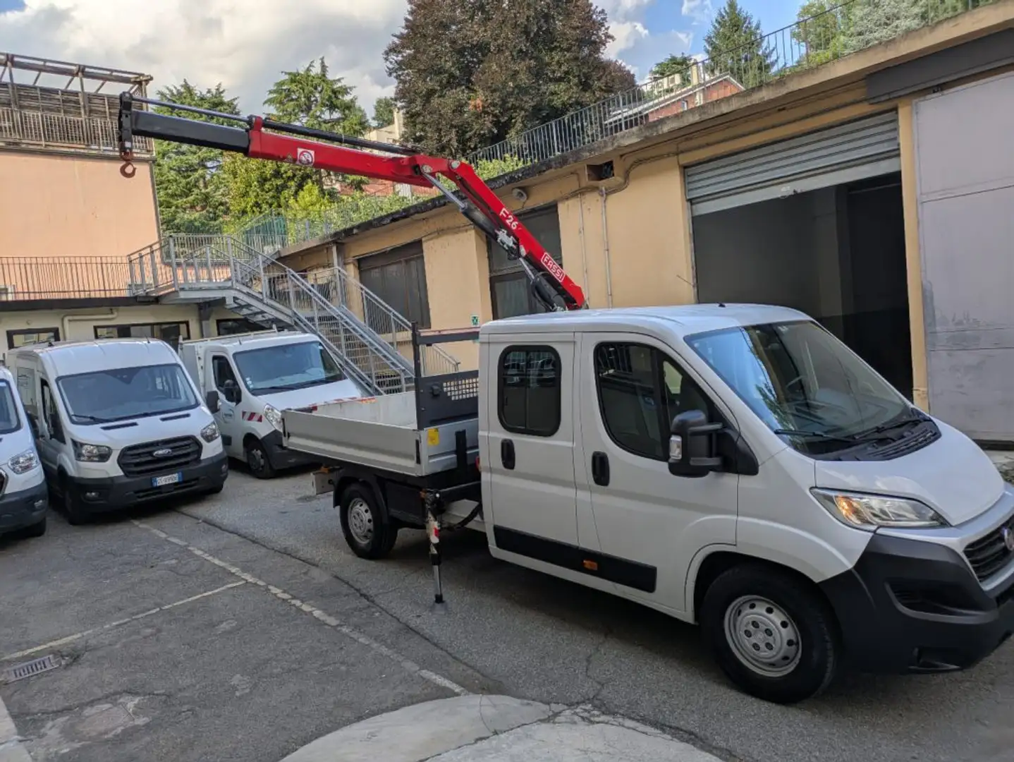 Fiat Ducato 35 2.3 MJT 130 CV maxi doppia cabina  gru Bianco - 1