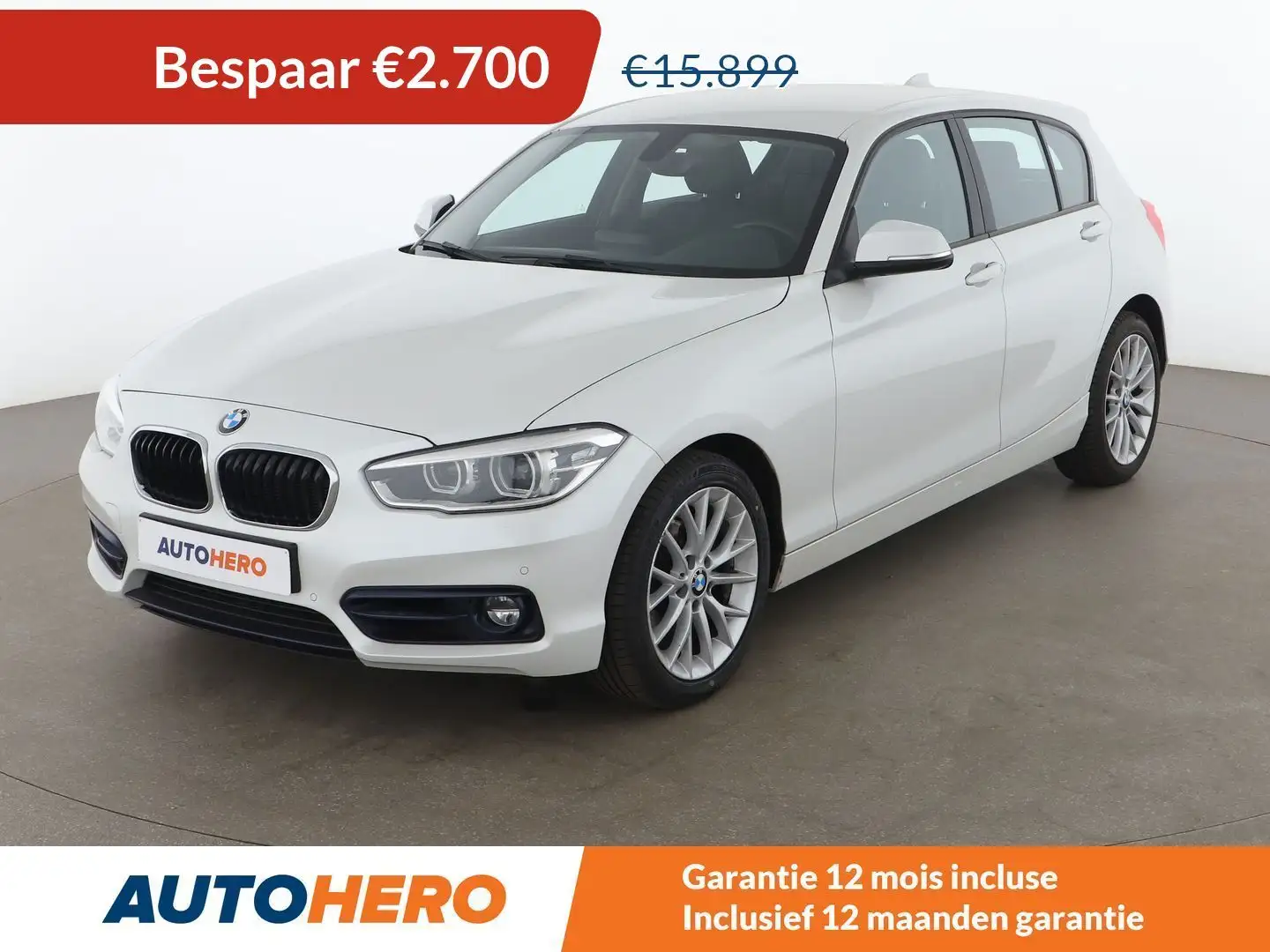 BMW 118 118d Sport Line Blanc - 1