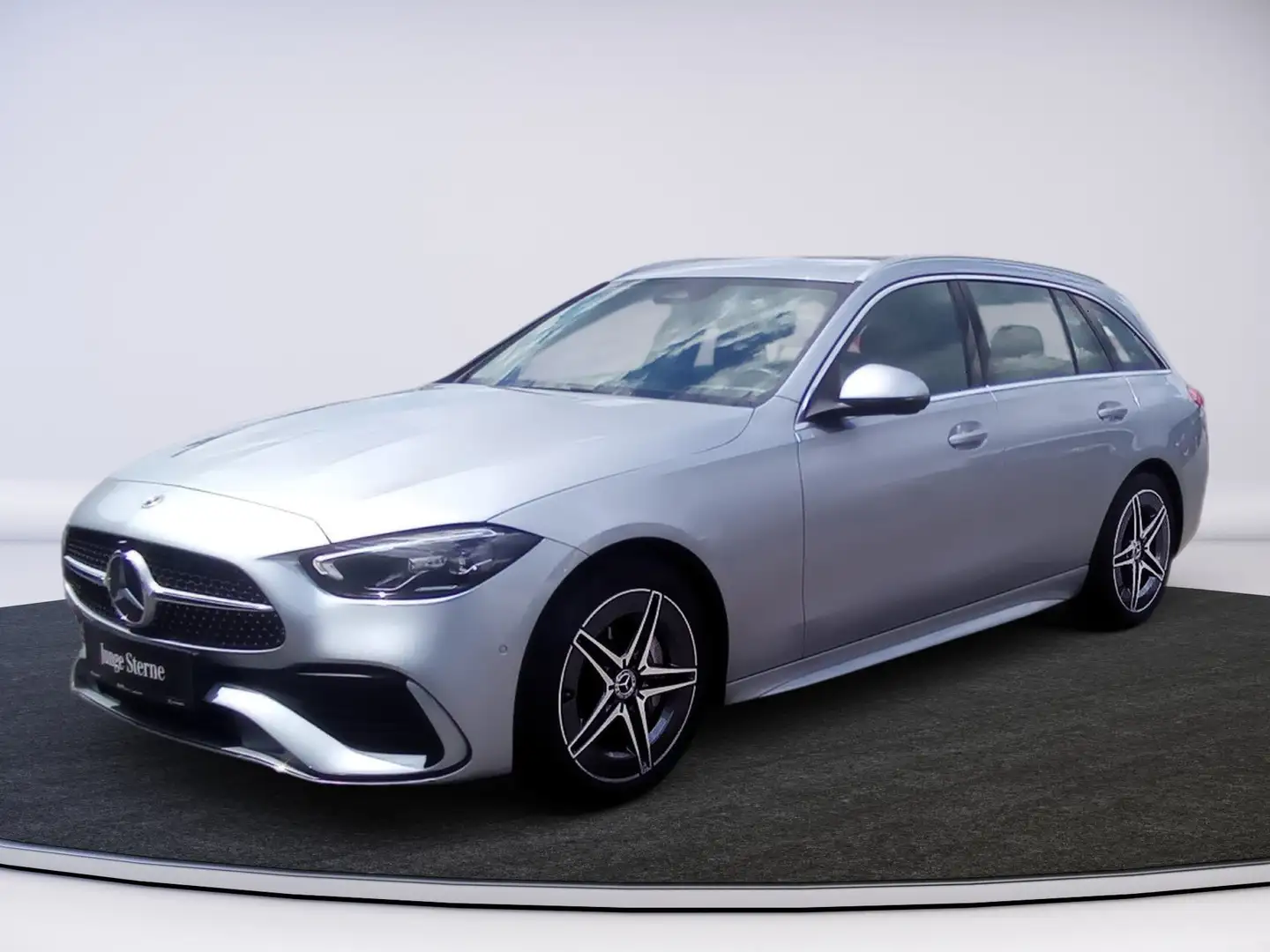 Mercedes-Benz C 180 T AMG Line KeyLess KlimaA LED LM Silber - 2