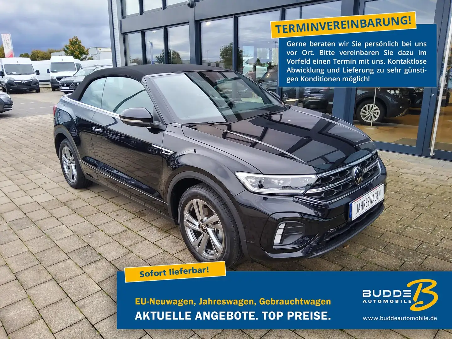 Volkswagen T-Roc 1.5 TSI DSG R-Line ACC / Keyless Schwarz - 1