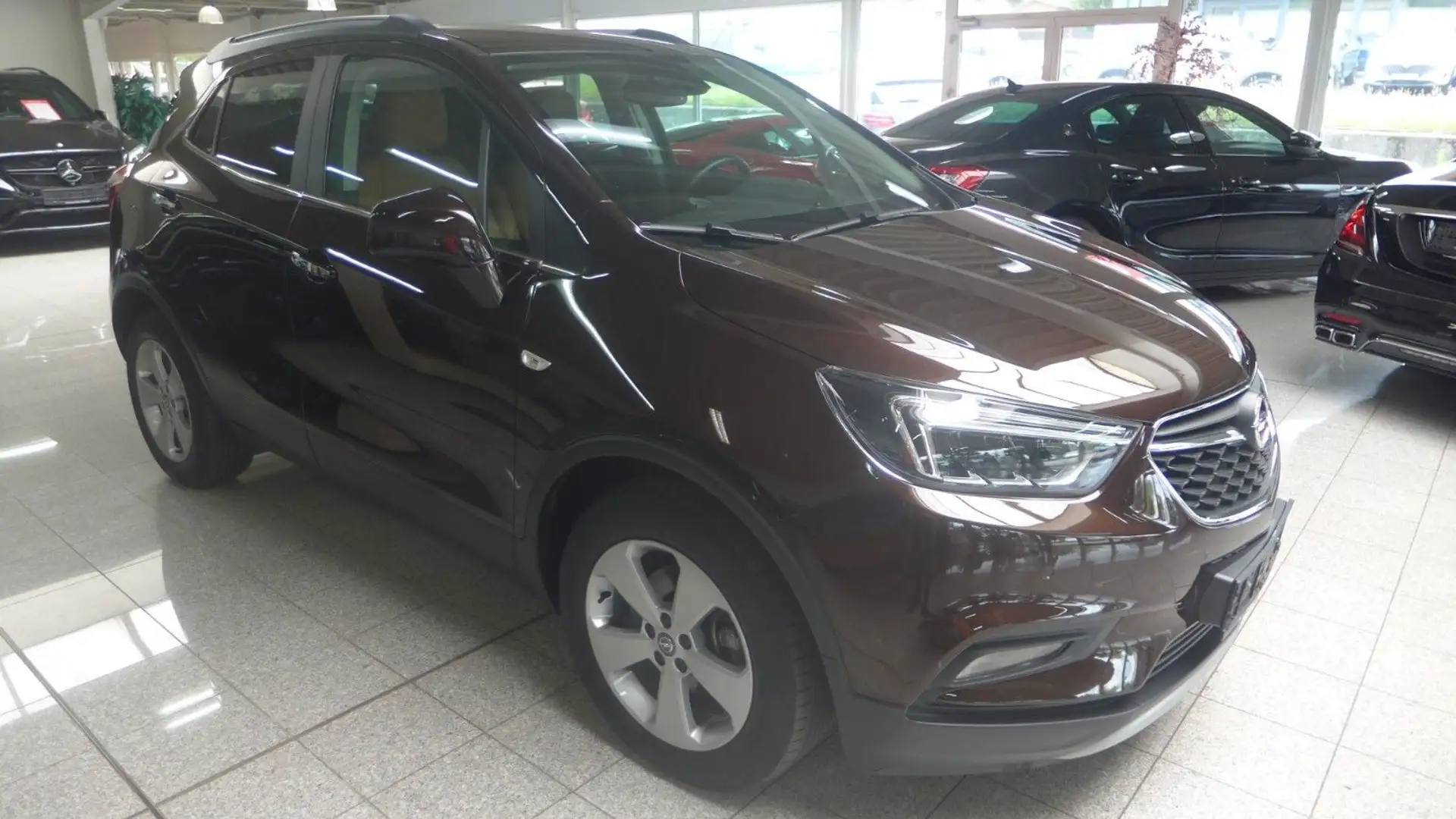 Opel Mokka X Innovation 4x4-1.HAND-LEDER-NAVI-LED-RÜC Brun - 1