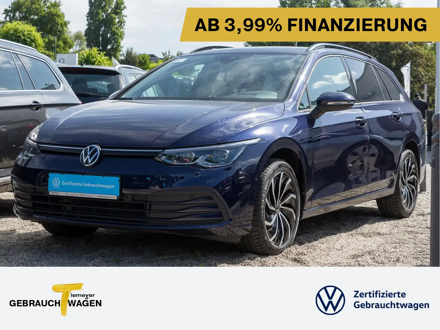 Volkswagen Golf Variant 2.0 TDI DSG LIFE IQ.LIGHT NAVI LM17 Blau - 1