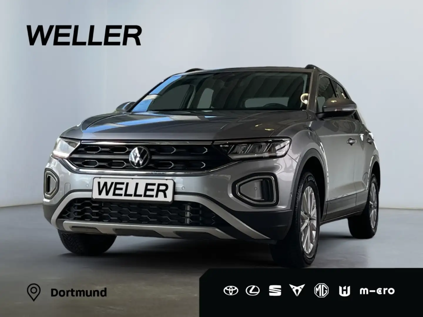 Volkswagen T-Roc 1.5 TSI DSG Life *LED*CAM*SHZ*CarPlay*DAB* Silber - 1