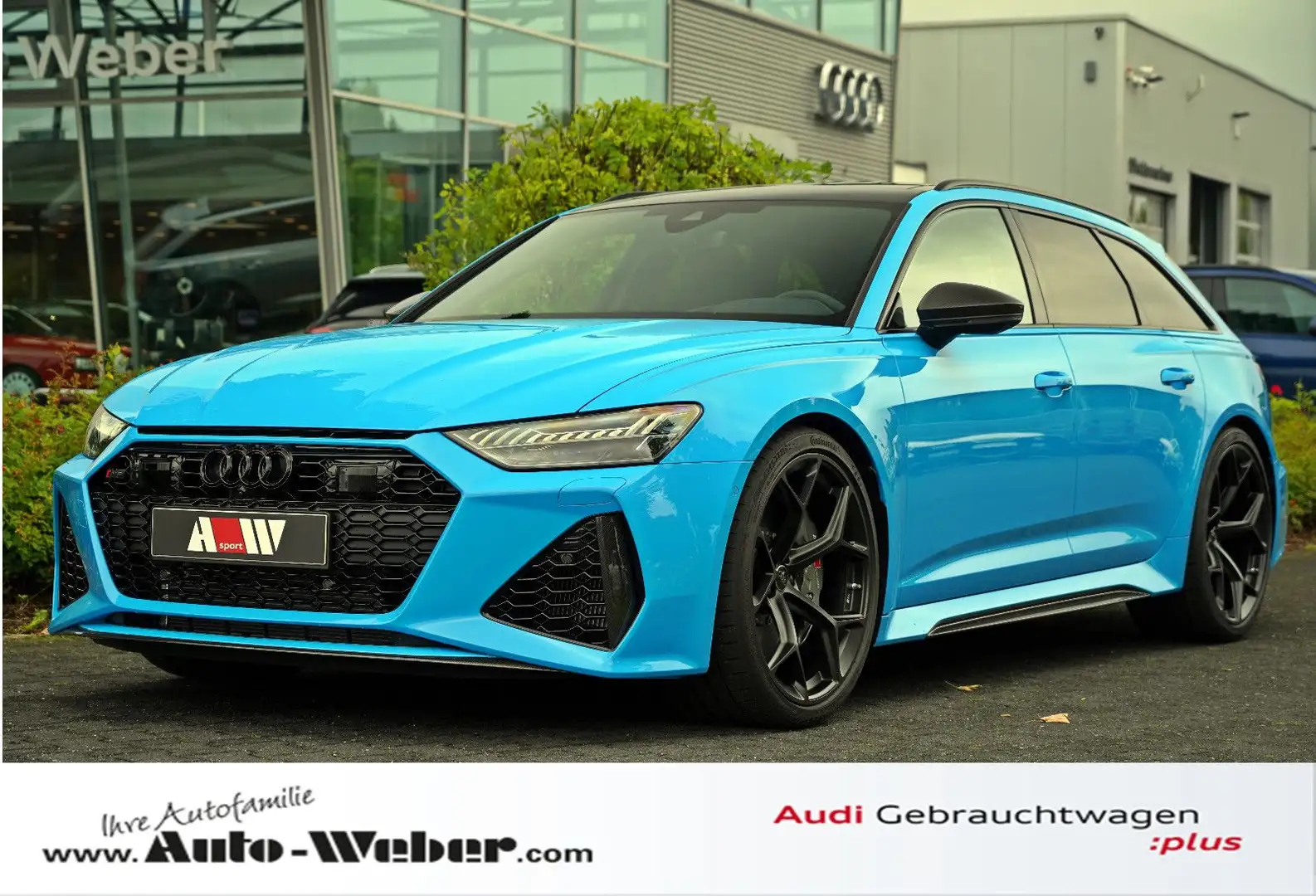 Audi RS6 PERFORMANCE UNIKAT RIVIERA CARBON B&O Advanc Albastru - 1