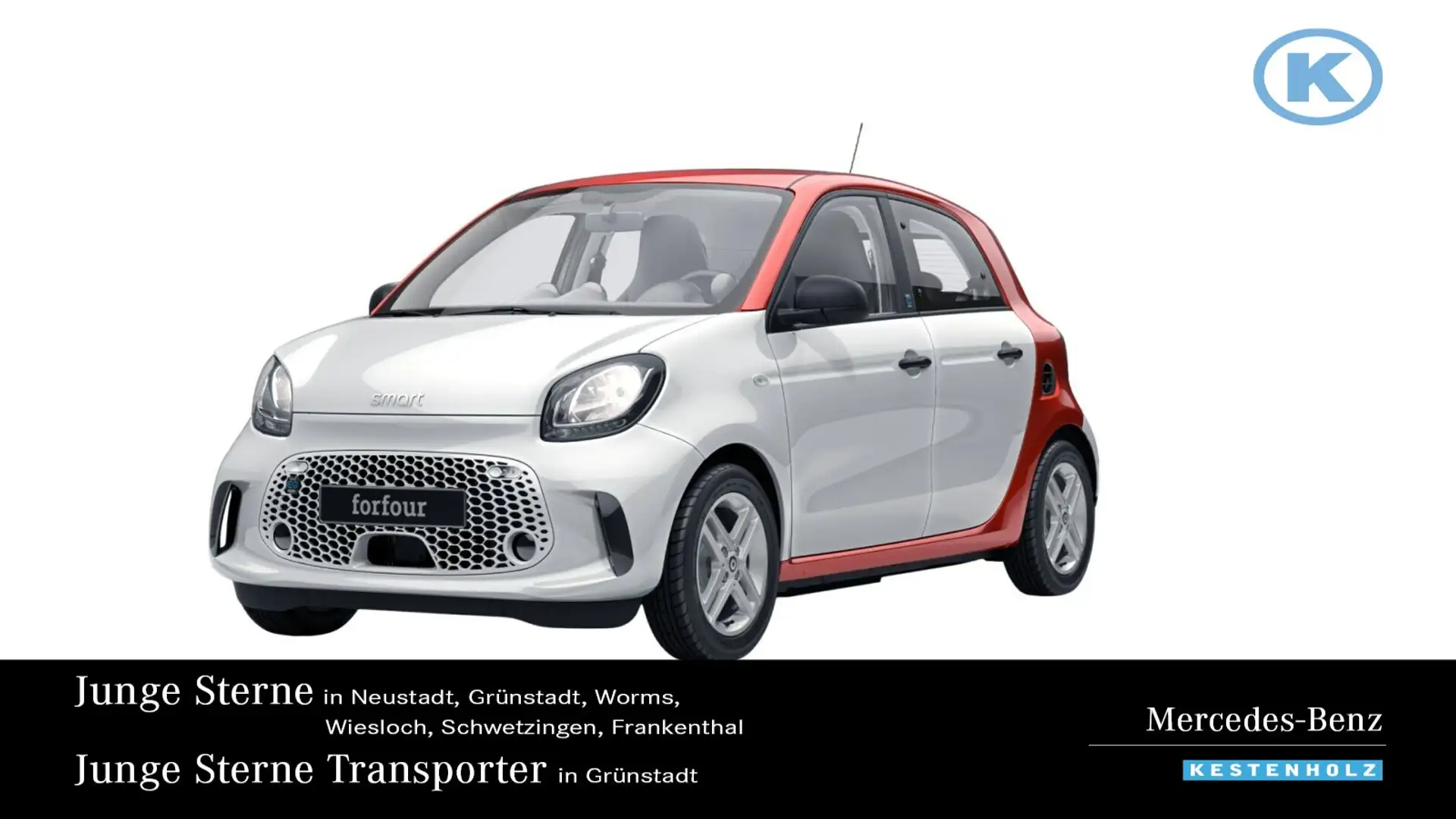 smart forFour forfour EQ TEMPOMAT+SITZHZ+BREMSASS+KLIMA-AUTO Weiß - 1