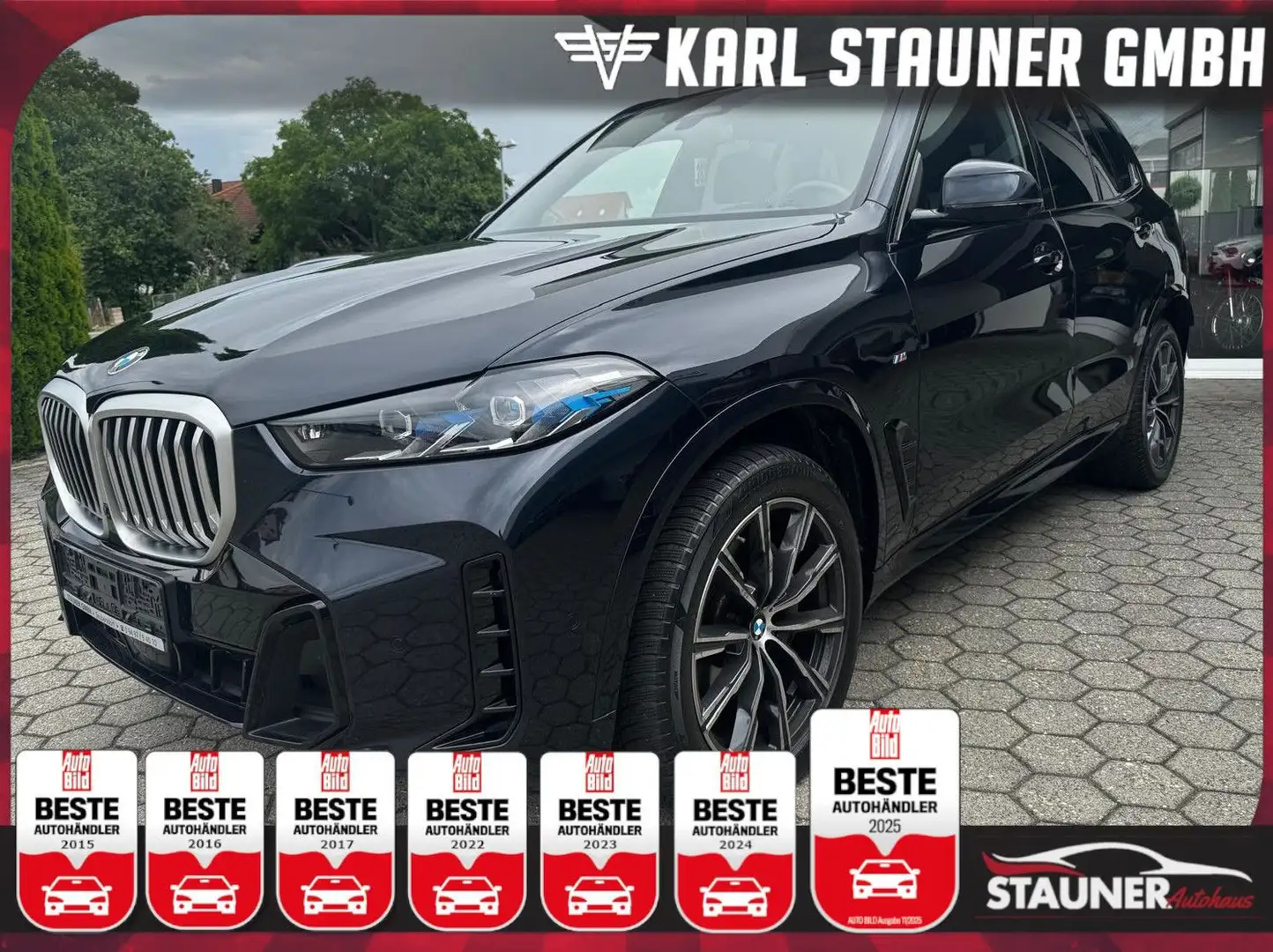 BMW X5 30d xDrive M-Sport STANDHZ PANO AHK MEMORY Schwarz - 1