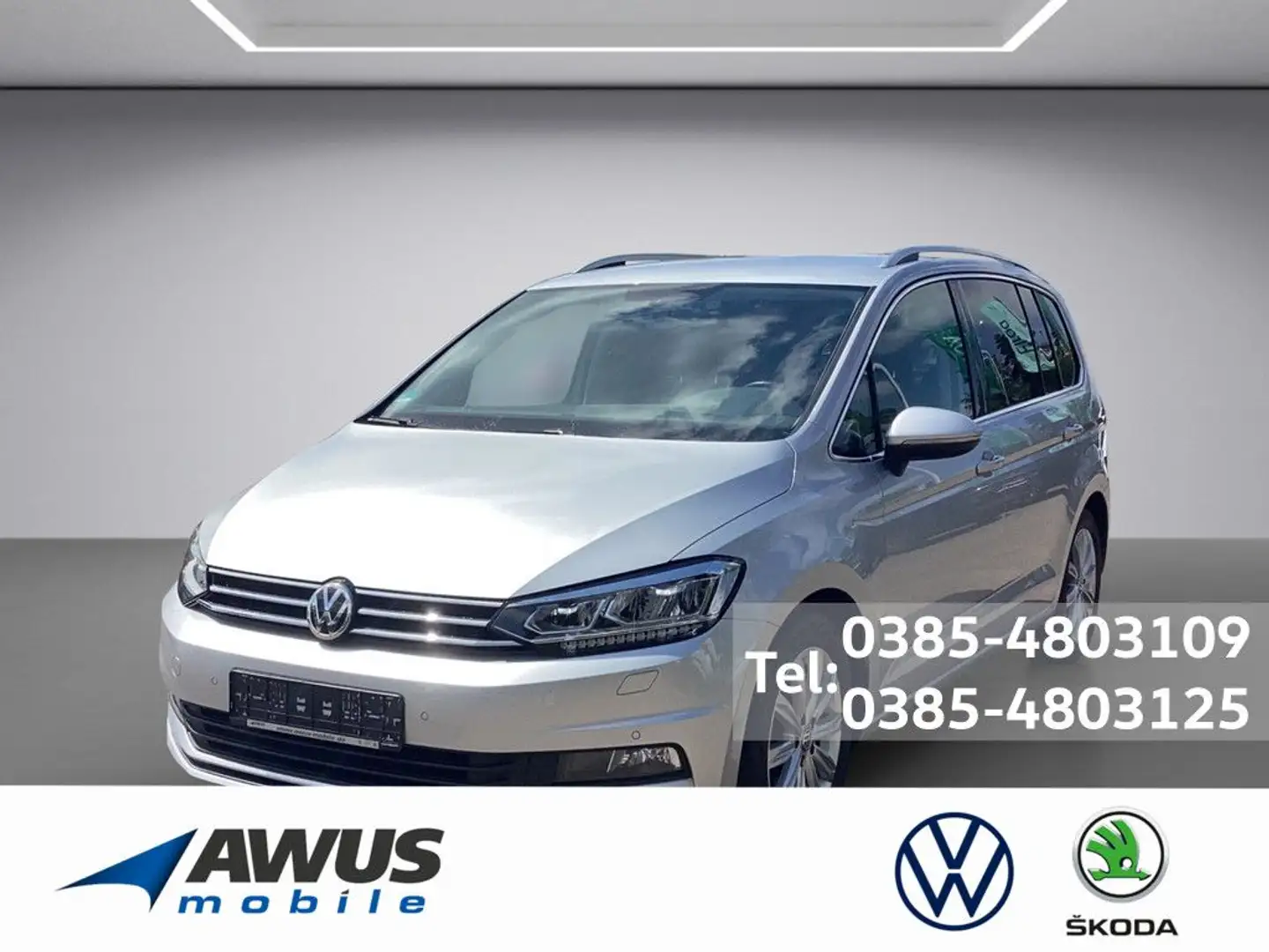 Volkswagen Touran 1.4TSI Highline AHK PDC SHZ NAVI AHK LED Ezüst - 1