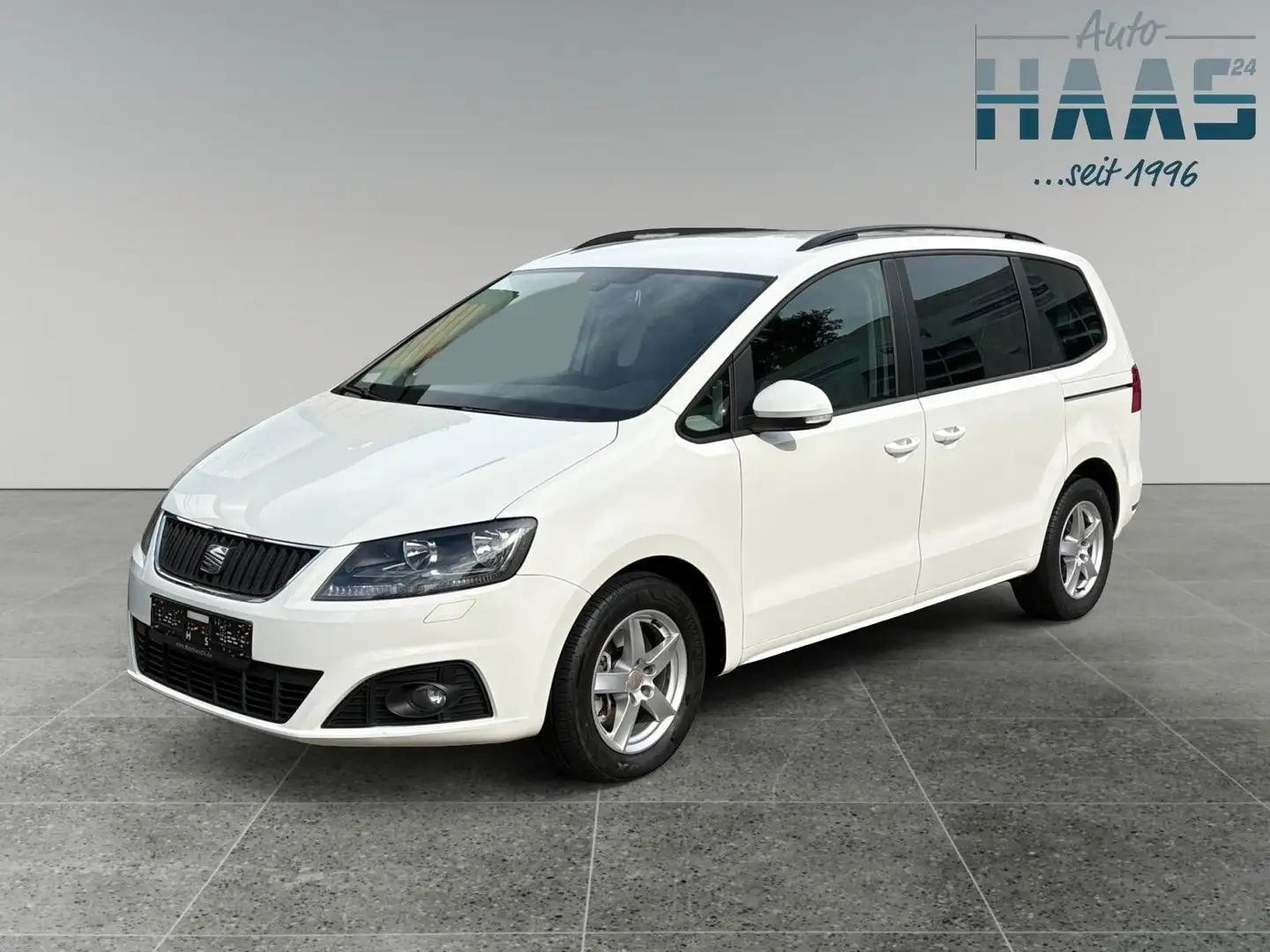 SEAT Alhambra Style 2.0 TDI 1.Hand AHK Tempom. Klima Weiß - 1