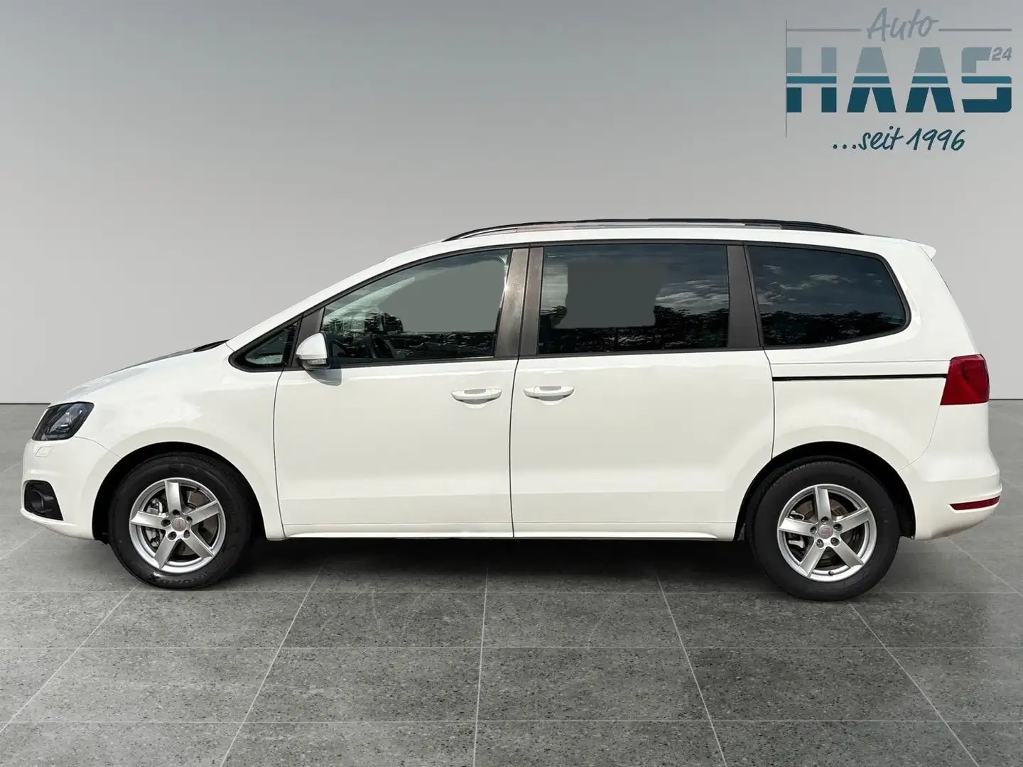 SEAT Alhambra Style 2.0 TDI 1.Hand AHK Tempom. Klima Weiß - 2
