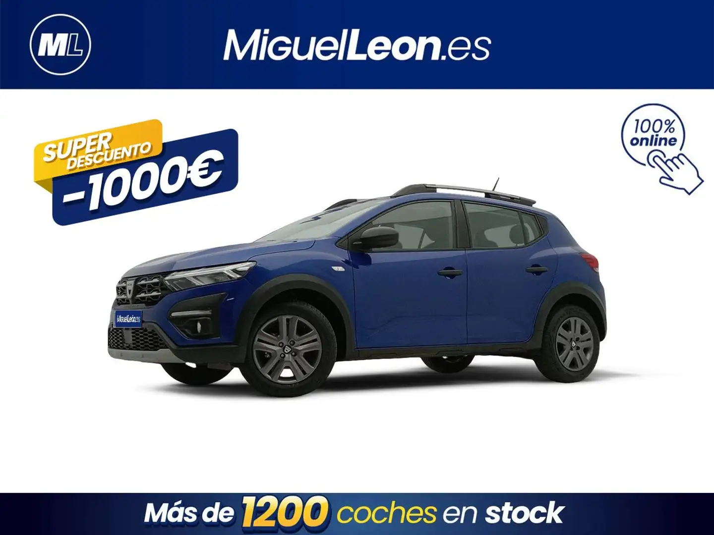 Dacia Sandero 0.9 TCE Stepway Ambiance 66kW Azul - 1