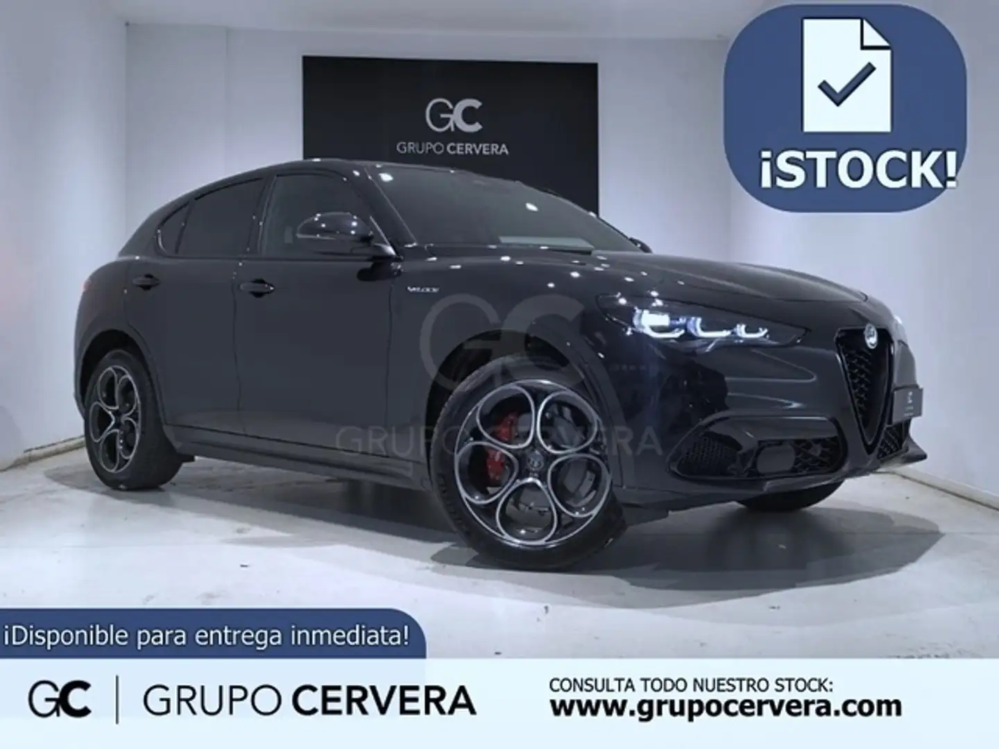 Alfa Romeo Stelvio 2.2 Veloce Q4 210 Aut. Negro - 1