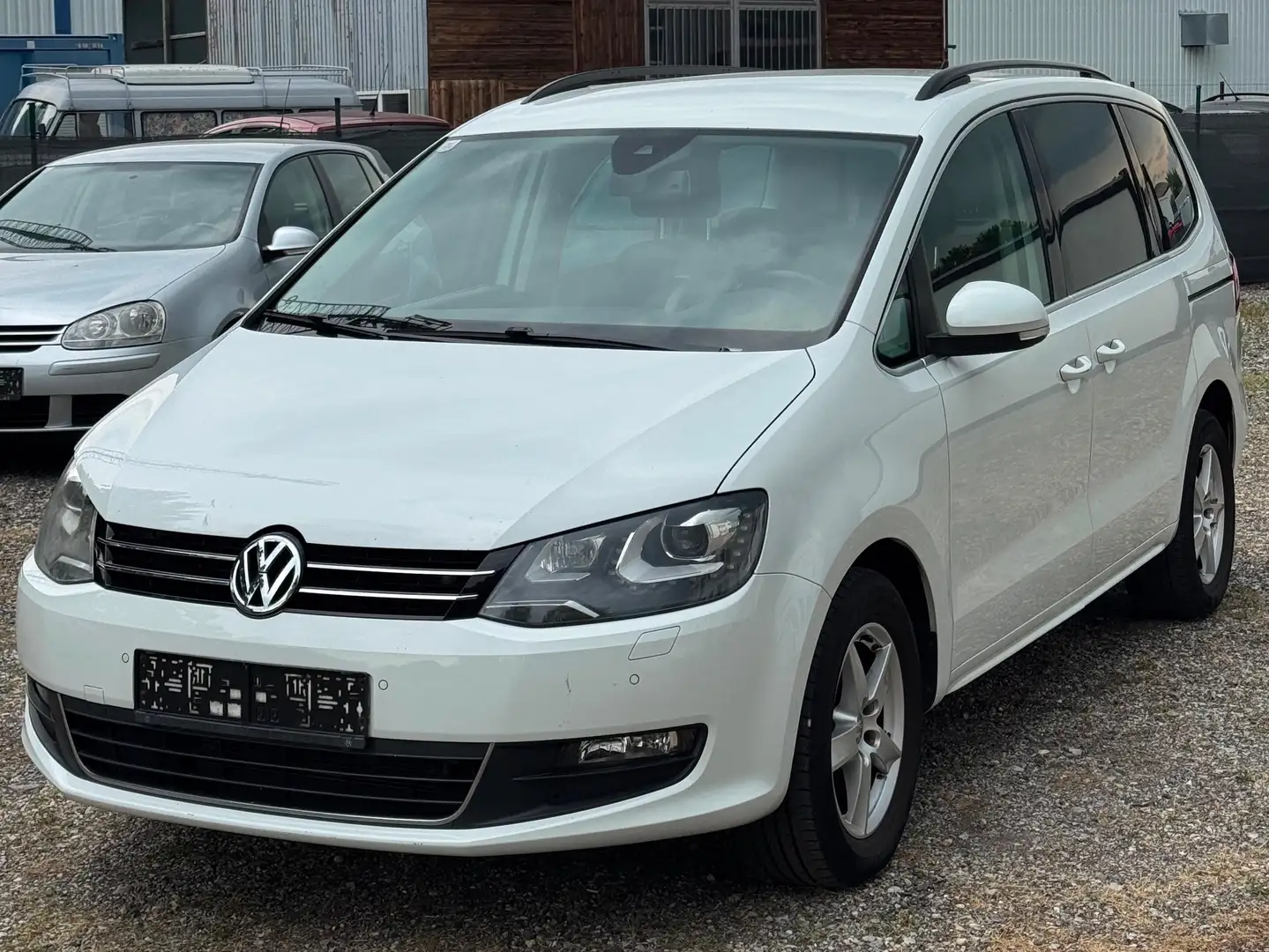 Volkswagen Sharan Trendline BMT Weiß - 2
