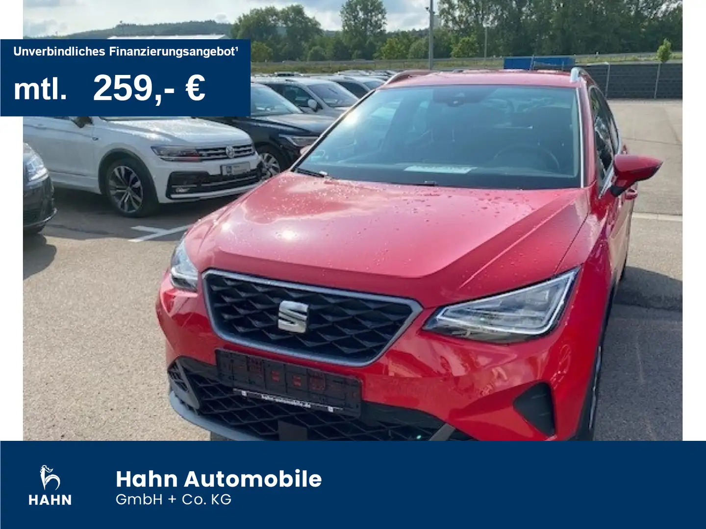 SEAT Arona 1.0 TSI FR Navi LED FullLink Klima Rot - 1