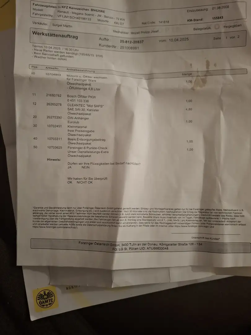 Renault Scenic Scénic II Extreme 1,4 16V - 1