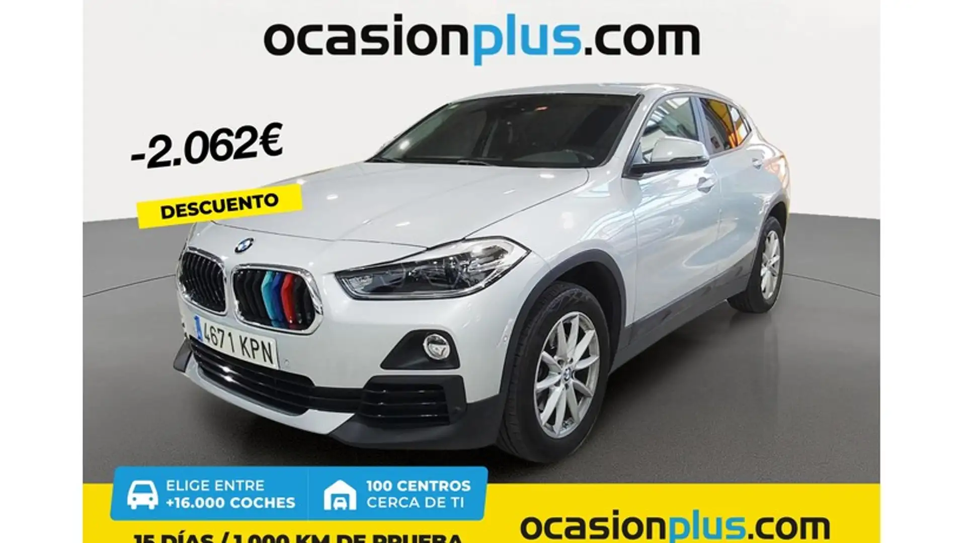 BMW X2 sDrive 18dA (4.75) Argent - 1